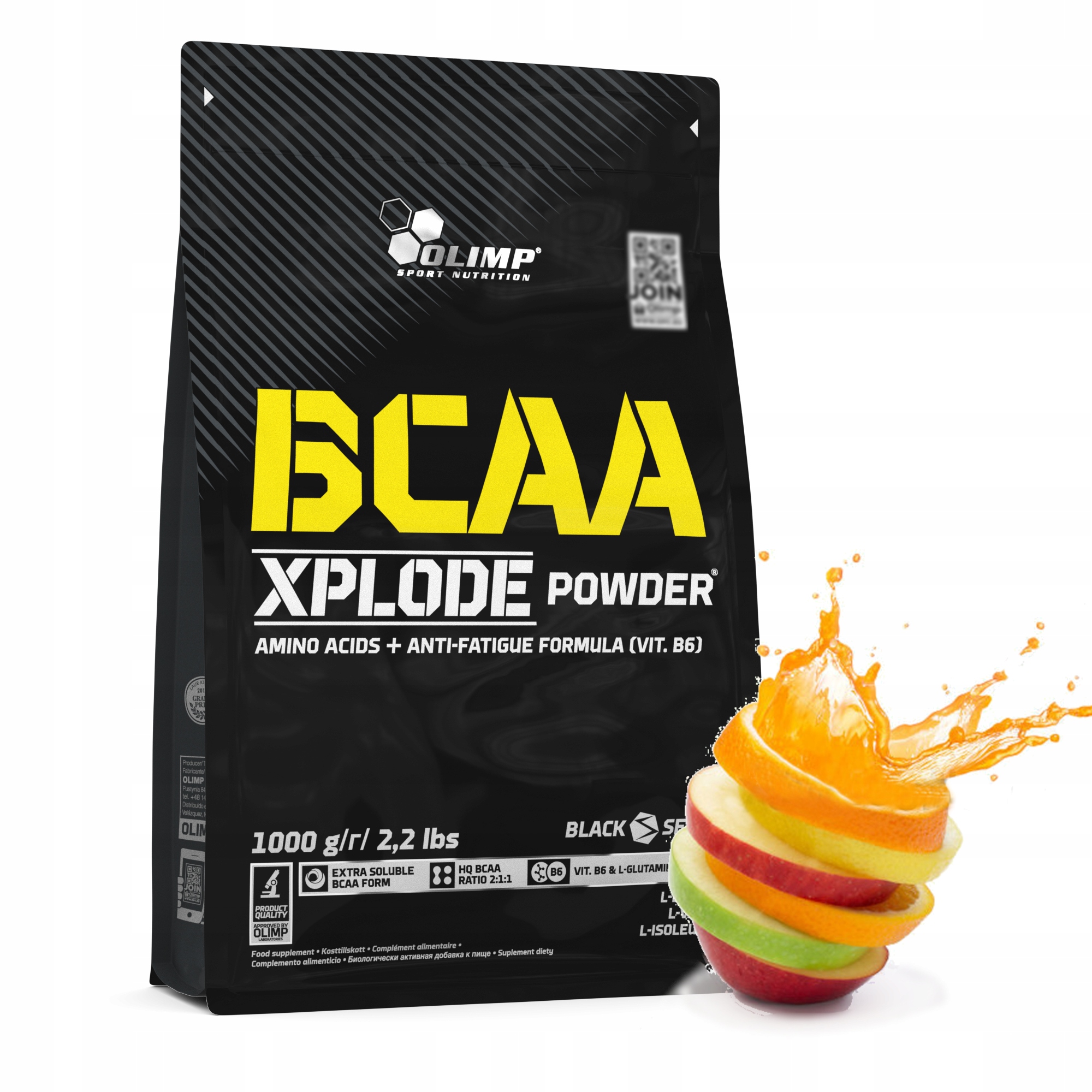 Olimp Bcaa Xplode 1000 g G-force Xtra Aminokyseliny Ovocné