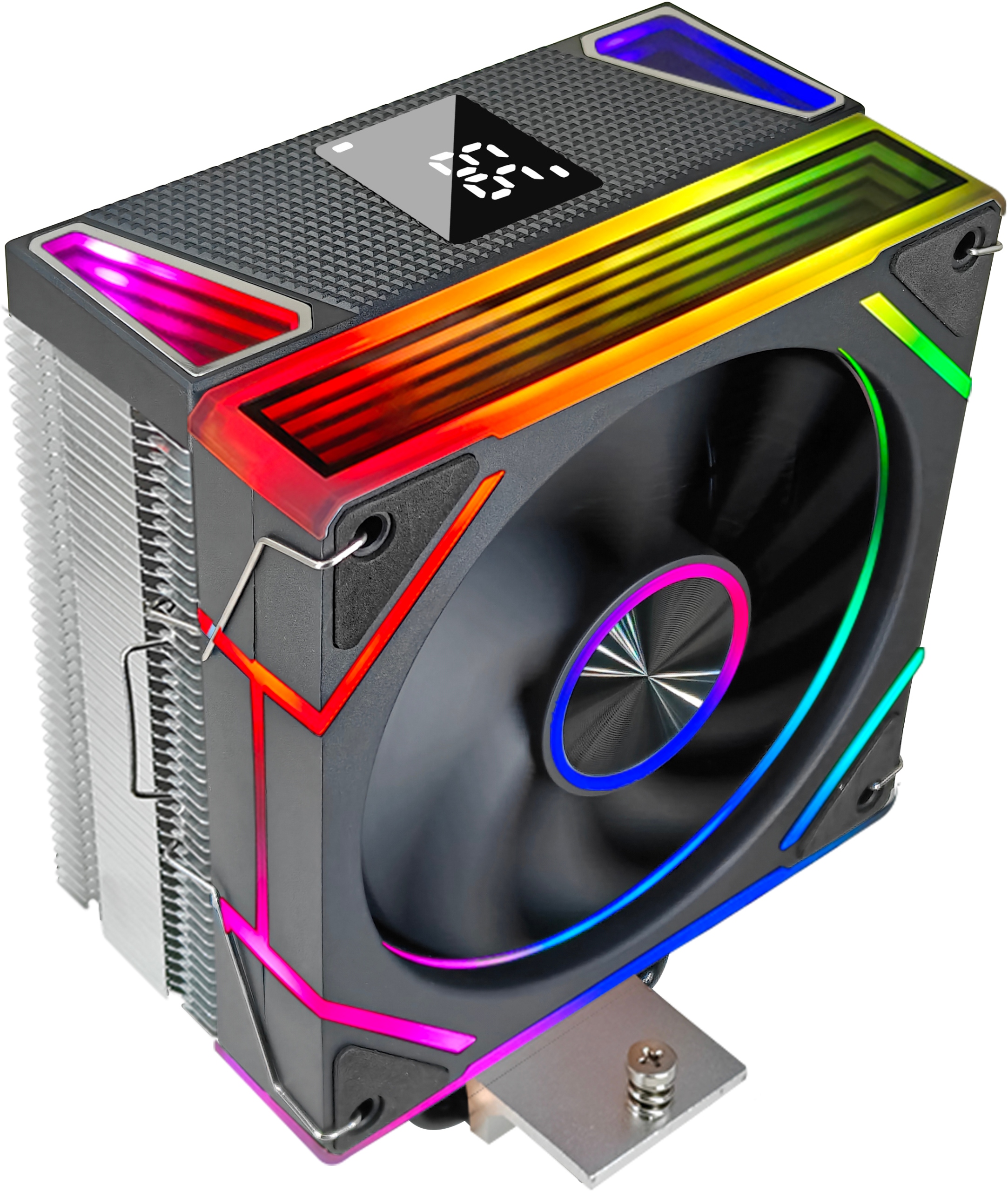 Chłodzenie Z Ekranem Cased 180W Argb Pwm Infinity Mirror Ciche Wydajne