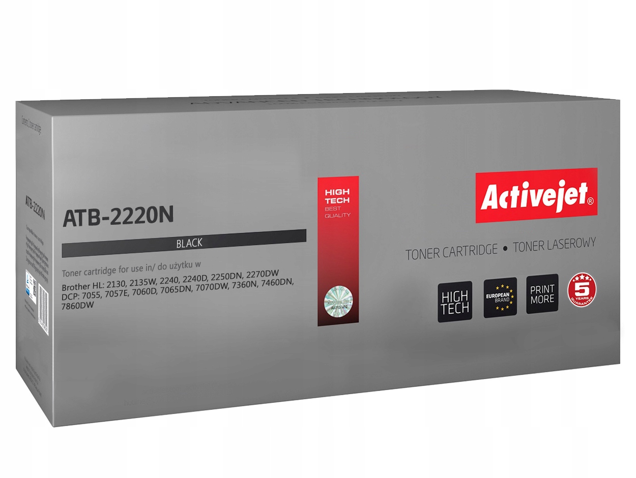 Toner Activejet TN-2220 Do Brother HL2270DW DCP7055W DCP-7060 7065DN 7070DW