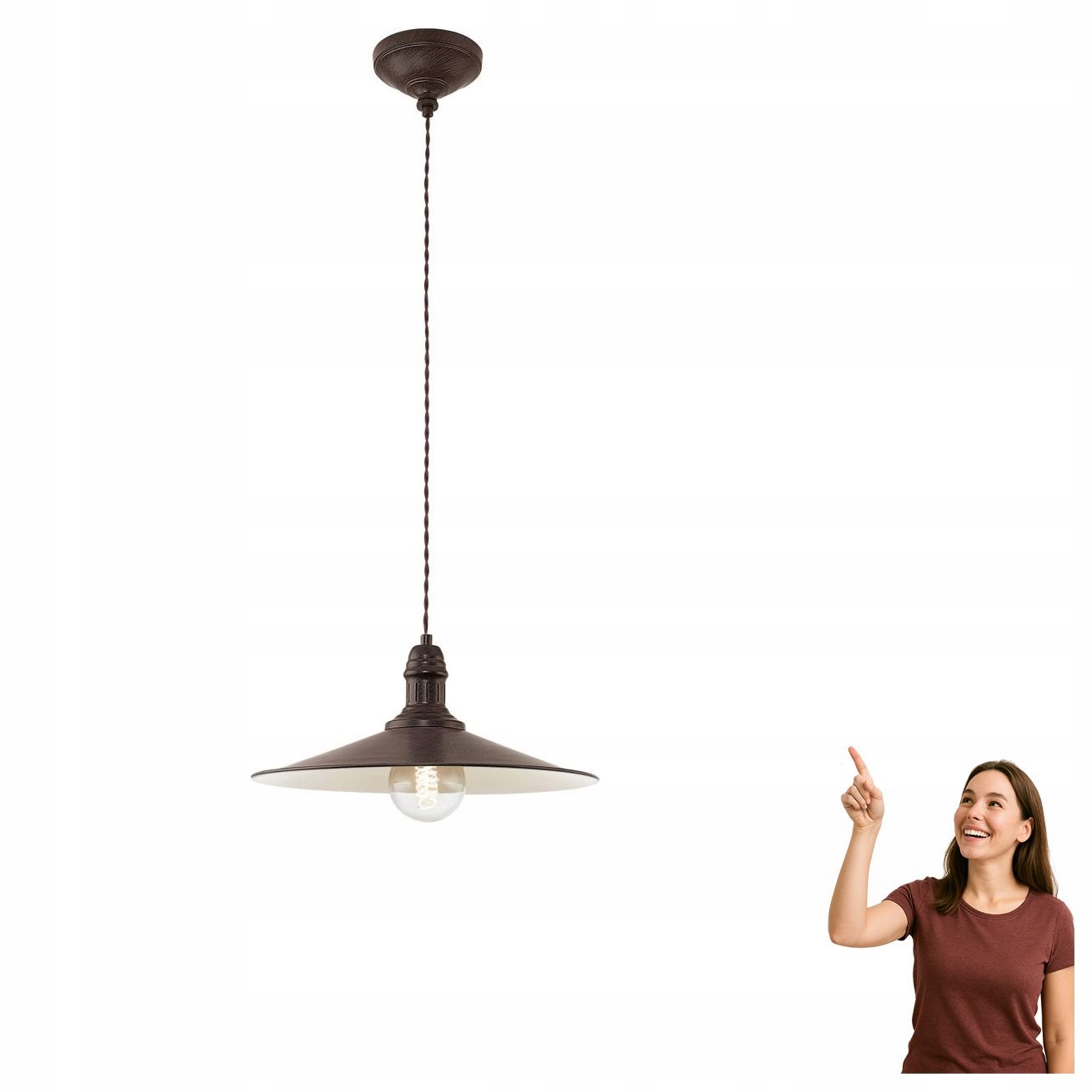 Závesná lampa Stockbury 49456 Eglo