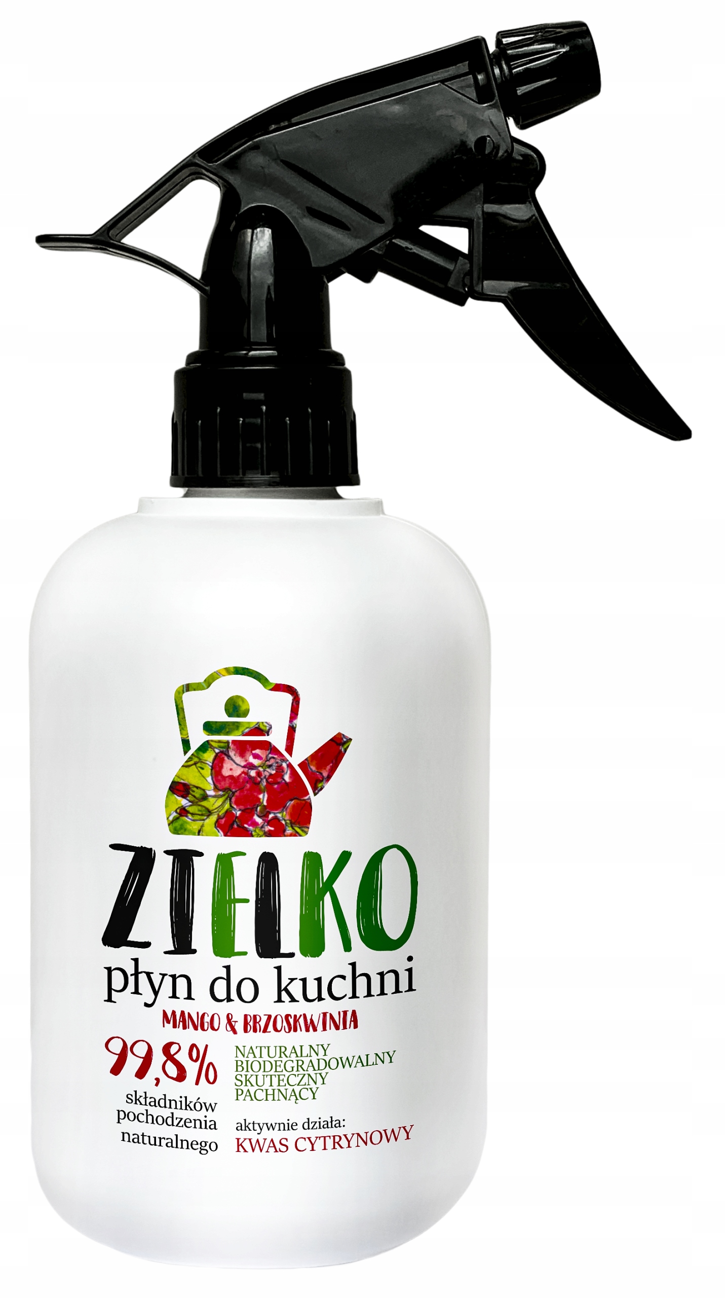 

Płyn do kuchni 99,8% naturalny Mango 500ml Zielko