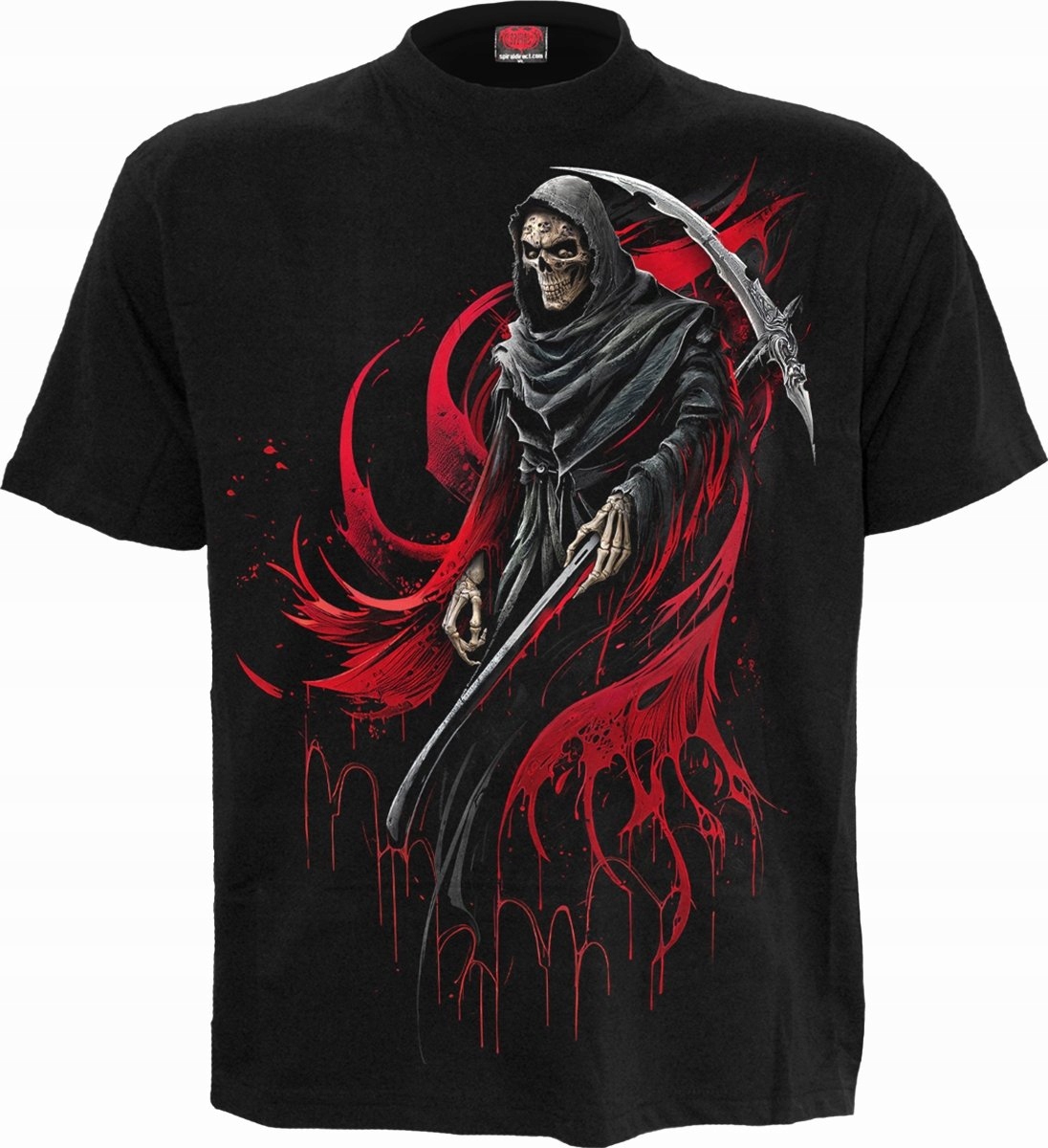 Černé tričko Screaming Death Spiral 2XL