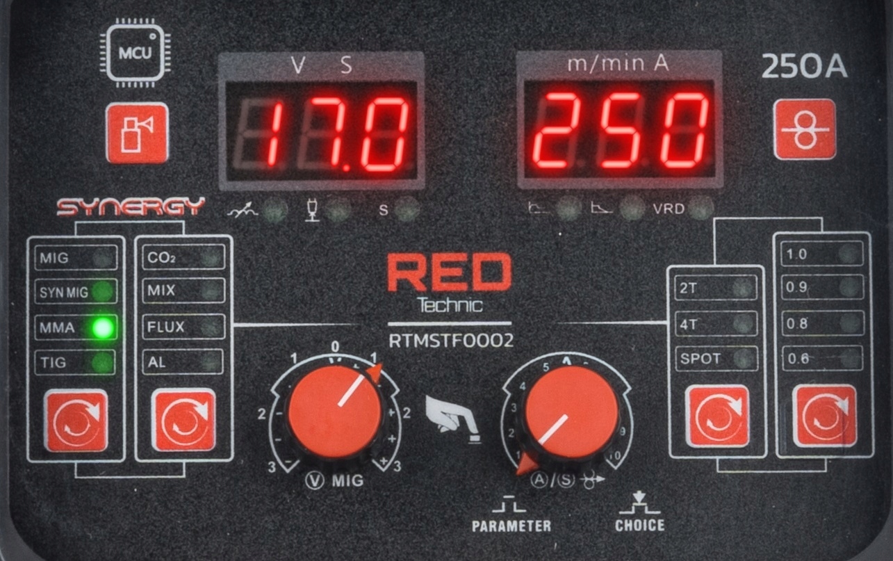 Spawarka Migomat MIG MAG MMA TIG LIFT 250A Synergy Kod producenta RTMSTF0002