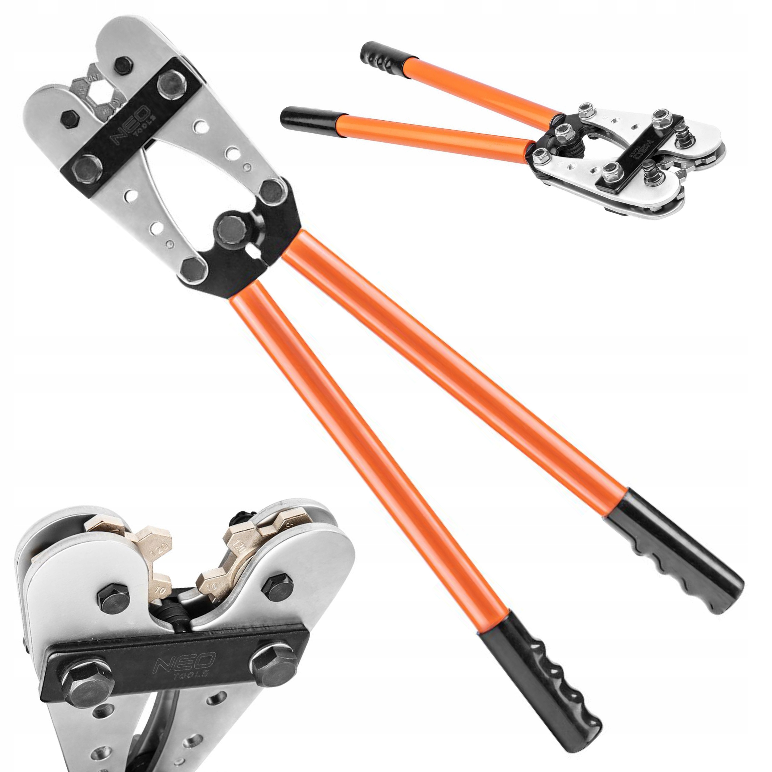 Neo Lisovací Lis Na Krimpování Konců Kabelových Dutinek 10-120 MM2 01-531