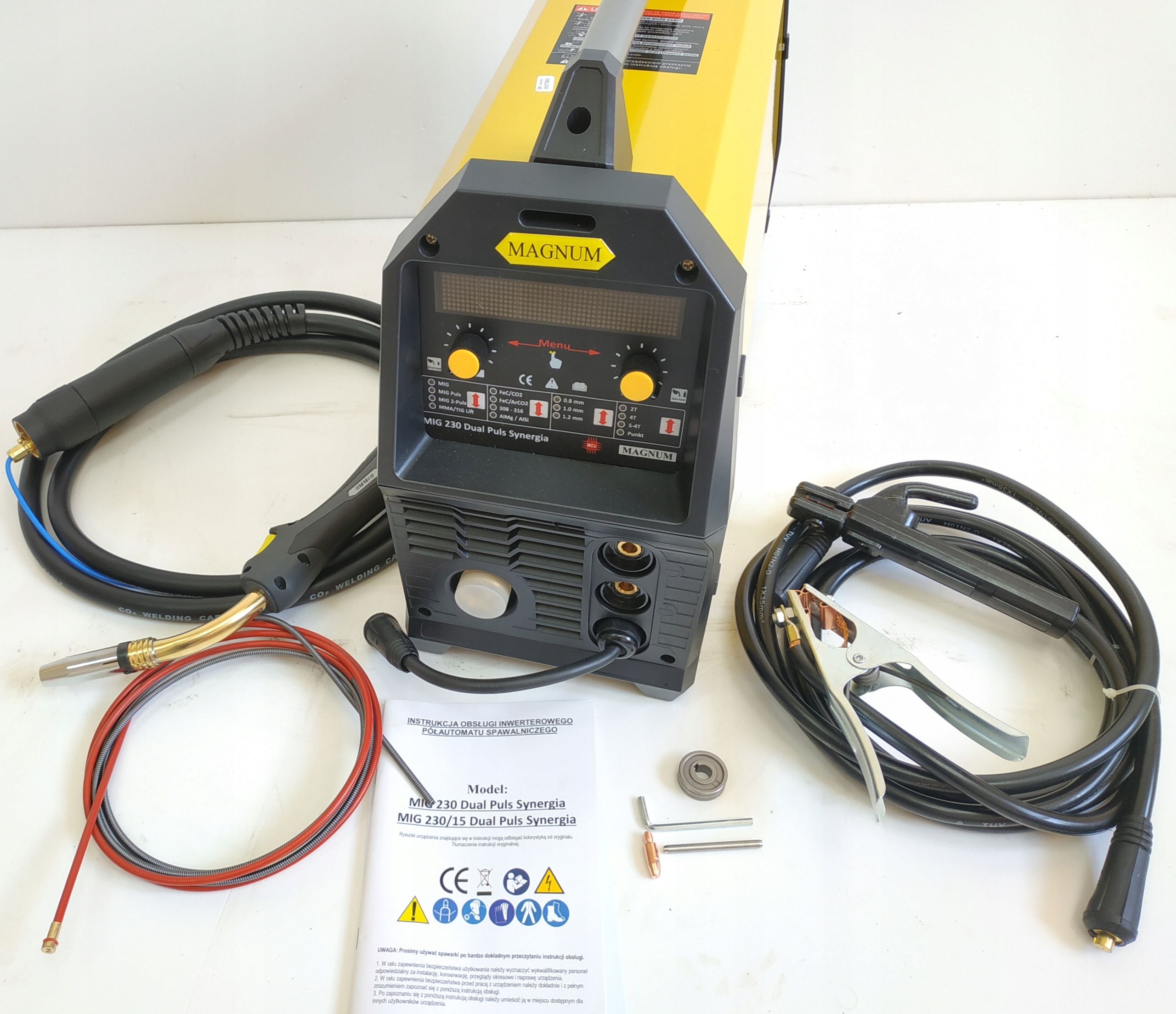 SPAWARKA MIGOMAT MAGNUM MIG 230 DUAL PULS SYNERGIA