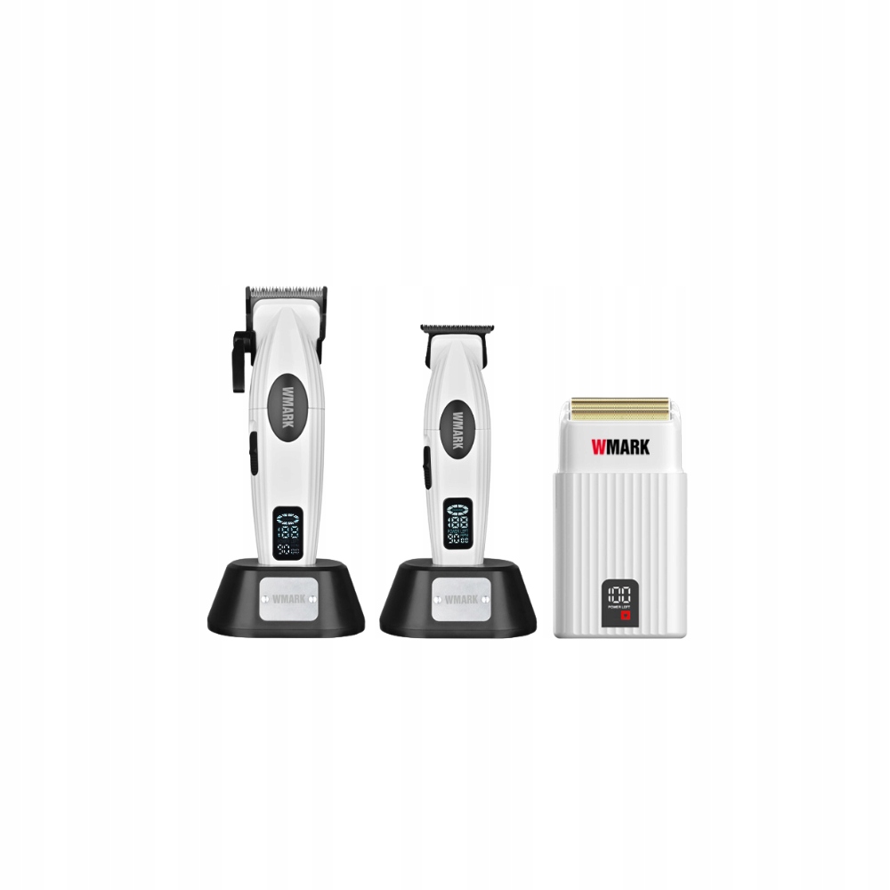 Zestaw Maszynka Trymer Shaver Dodatkowe akcesoria biały NG-8638 Kit