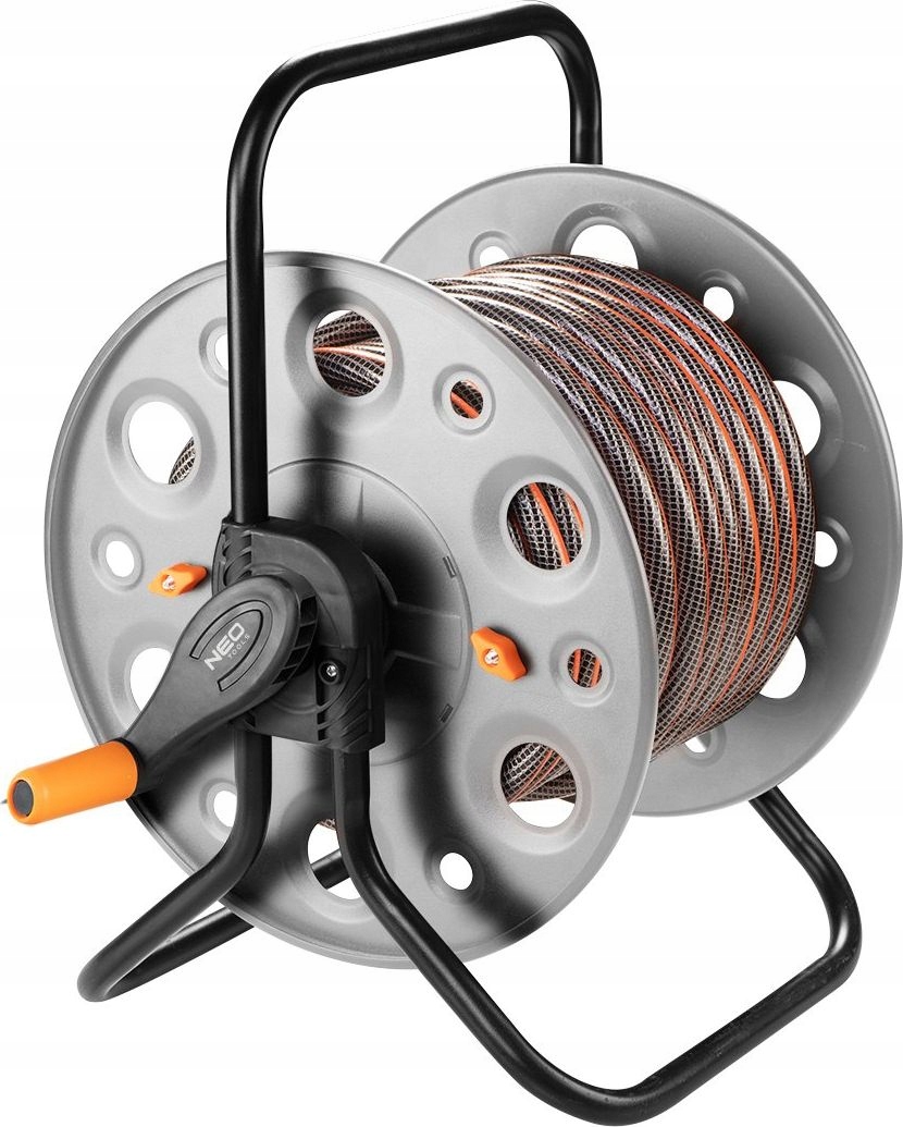 Neo Stojak na wąż ogrodowy, metalowy, do 100 m węża 1/2" 15-790