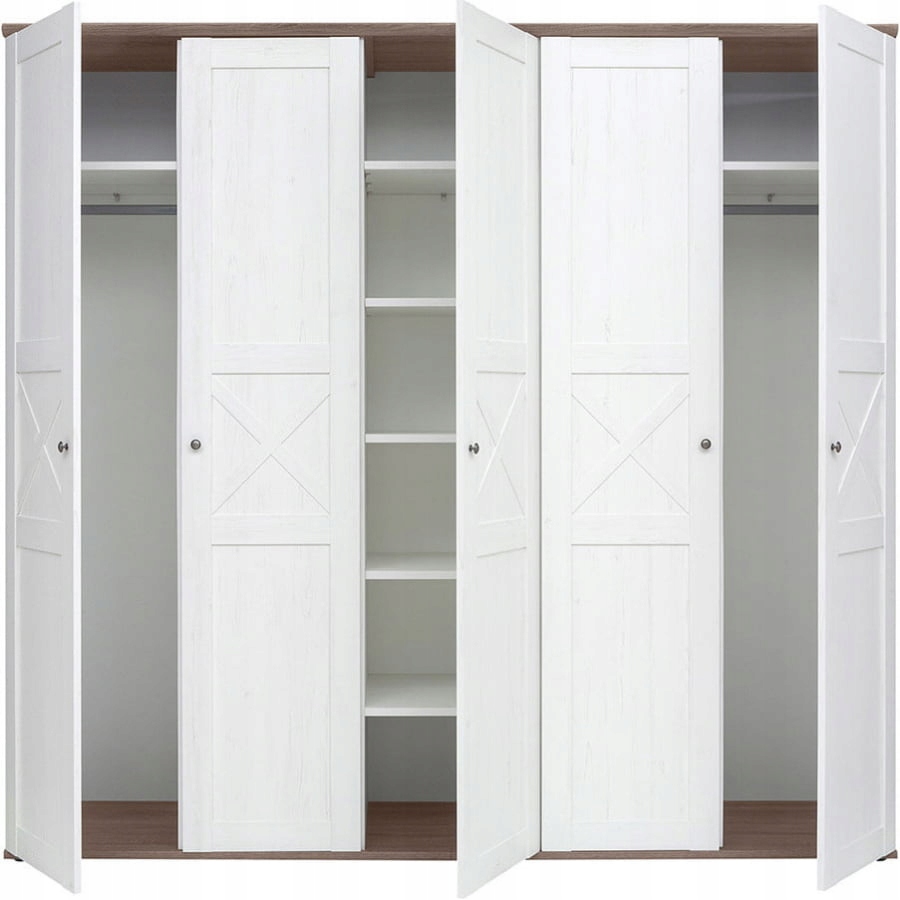 Szafa Biała Pojemna Stockholm Black Red White Stan opakowania oryginalne