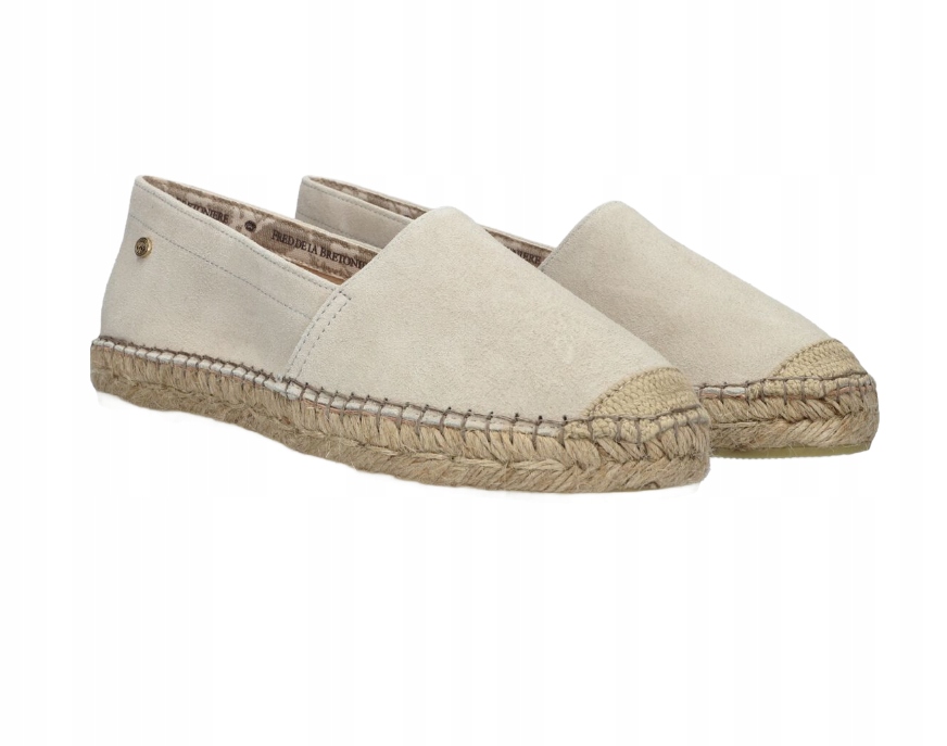Fred De La Bretoniere Espadrilky Šedé Kožené 37 Ž3D