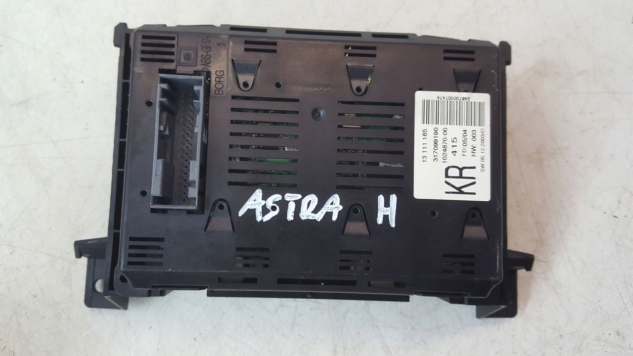 Schermo Opel Astra H 1,7 CDTI