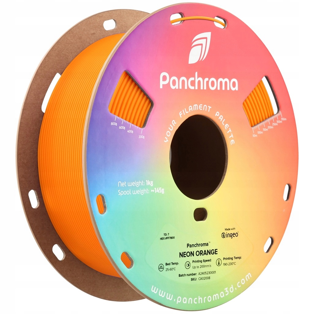Polymaker Panchroma Pla Neon Orange 1.75 mm 1kg