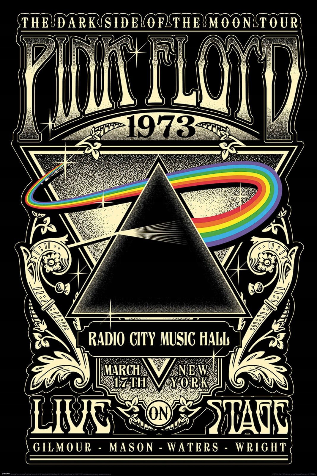 Plakat na ścianę Pink Floyd 61x91,5 cm Plakaty do salonu dla Taty