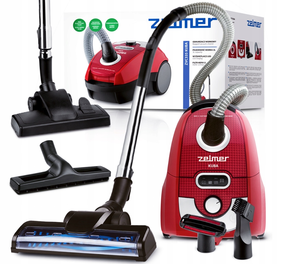 Vysavač Zelmer Kuba Tradiční S Hepa Filtrem Turbokartáč 650 W