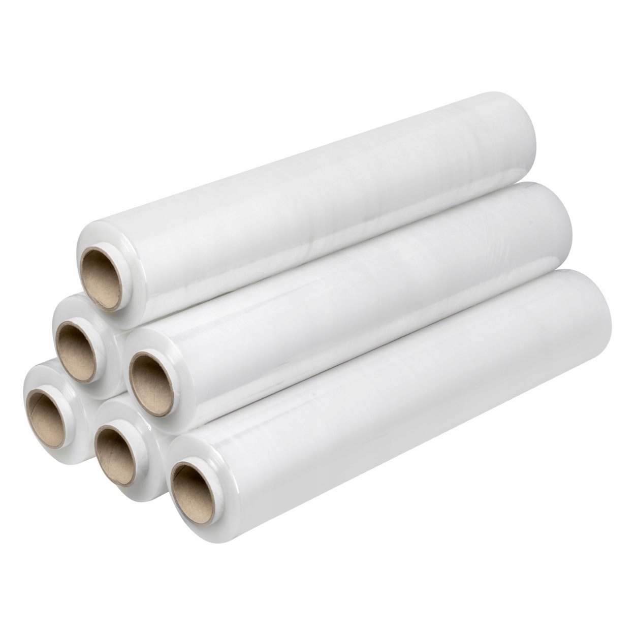 6x FOLIA STRETCH BEZBARWNA STRECH TRANSPARENT 17mic STRECZ DO OWIJANIA 275m