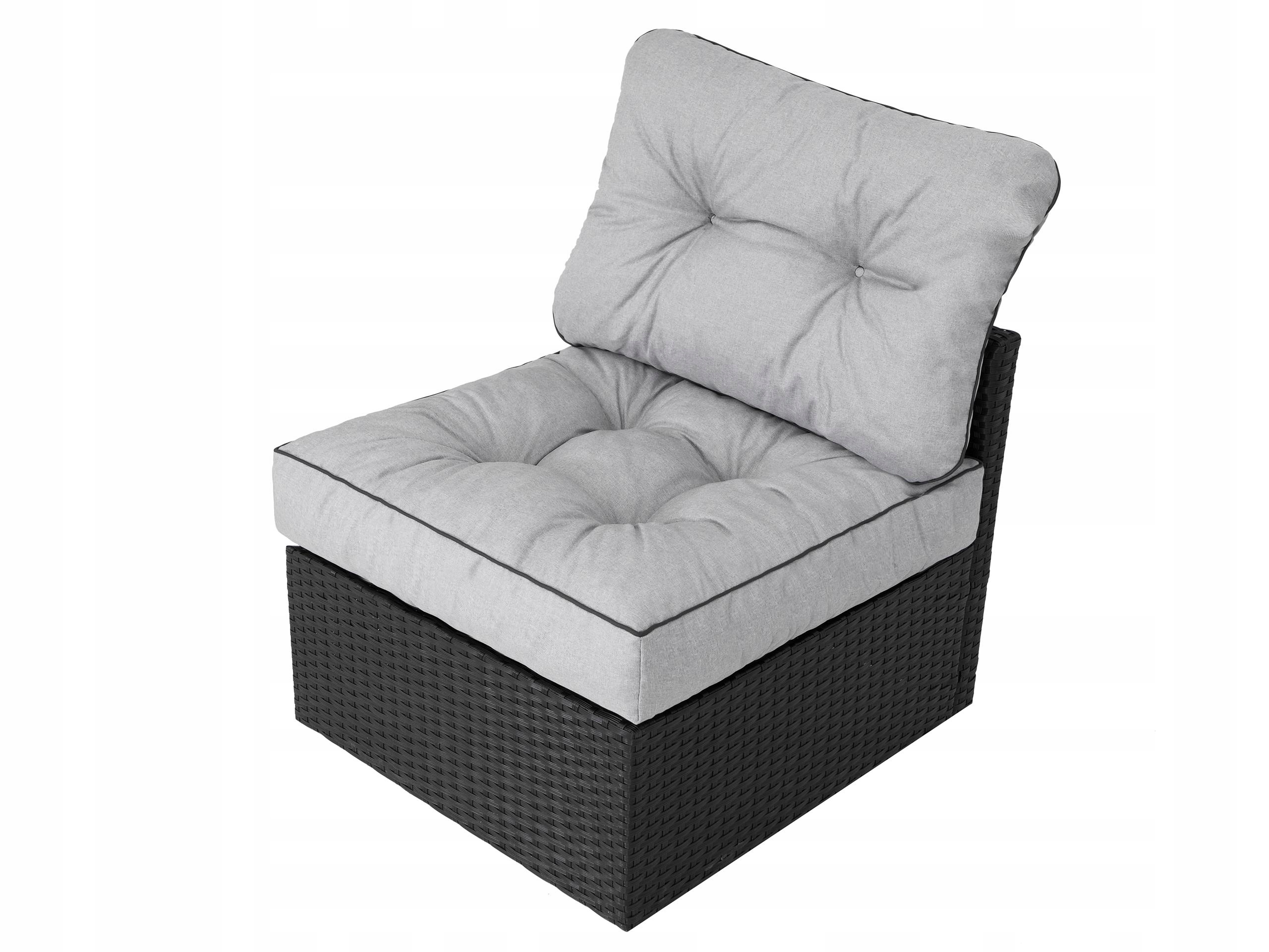Polštář na ratanový zahradní nábytek, křeslo typu technorattan 60x60x40