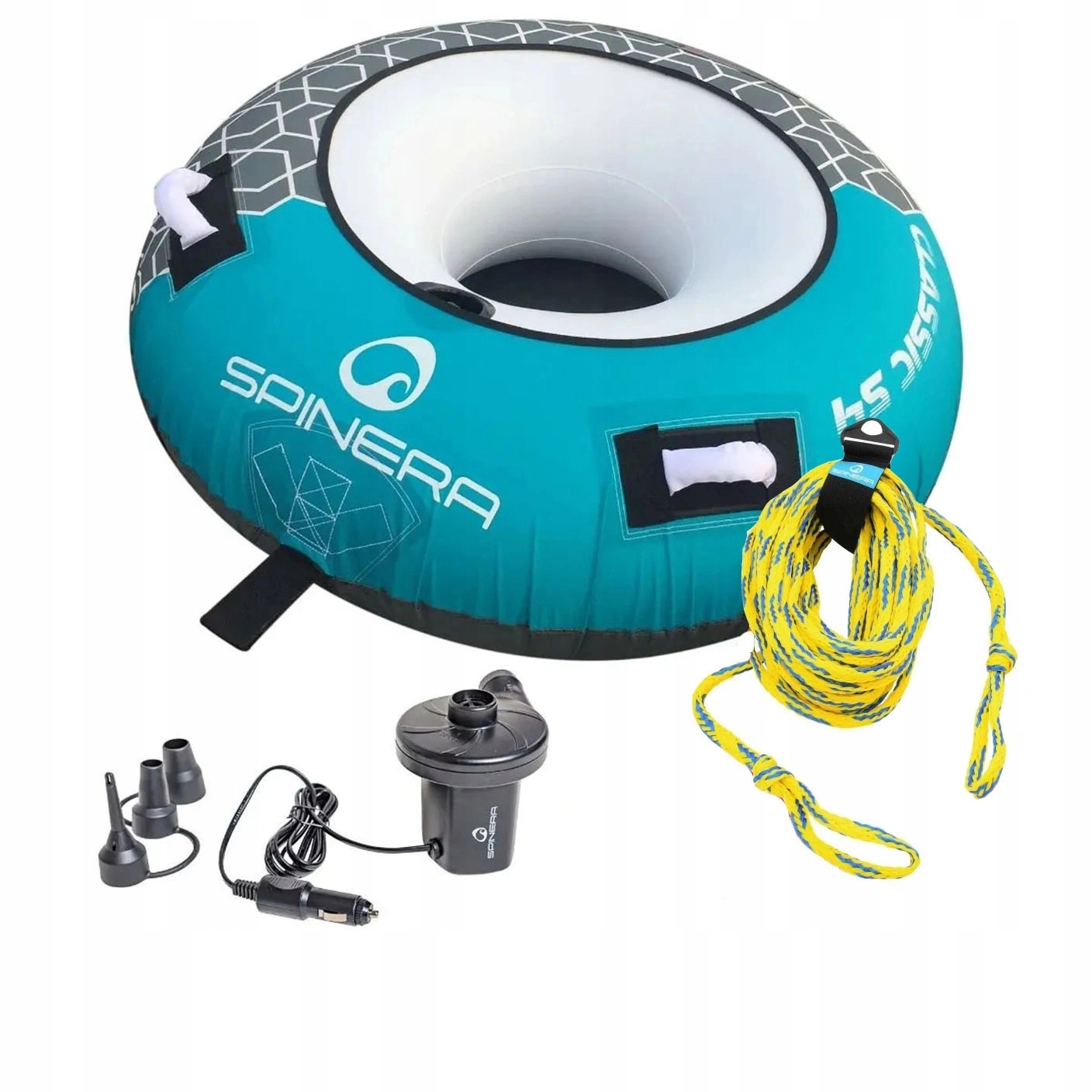 Kolečko pro tažení Spinera Classic 54 – jednomístné, 137 cm pumpa lano