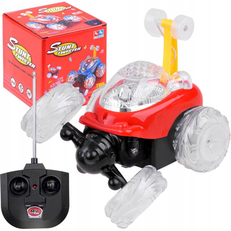 

Autko Stunt r/c szalony pojazd na pilota RC0236 Cz