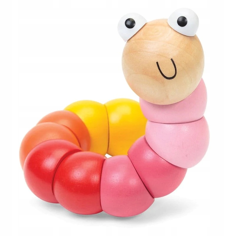 

Bigjigs: motoryczny robaczek Wiggly Worm Różowy