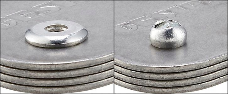 Nit 1-str.zam.CAP,al/stalleb plas.-okr.4x16mm x500 Zasilanie ręczne