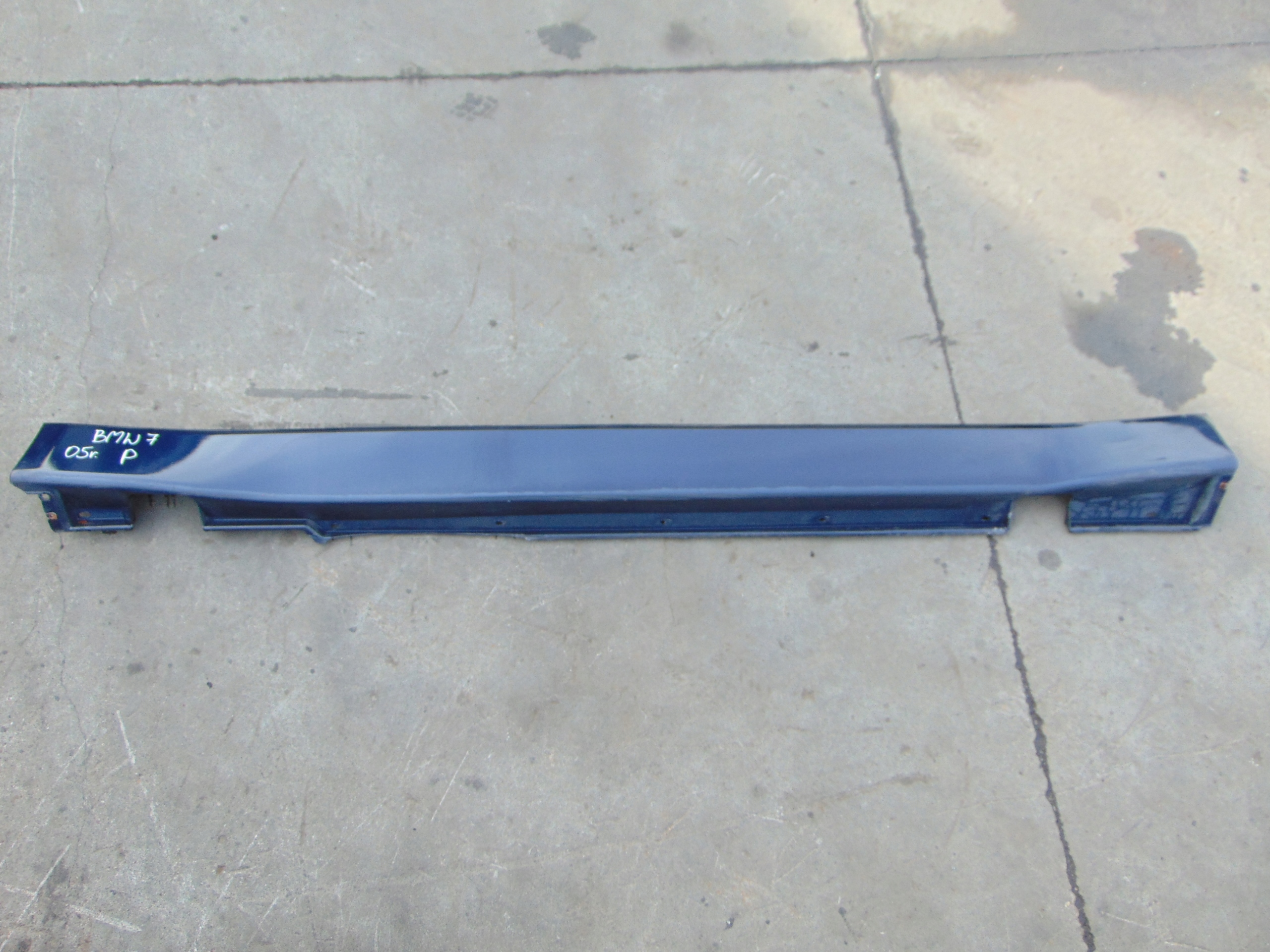 BMW 7 E65 moulding cap threshold right NACHTBLAU METALLIC 490