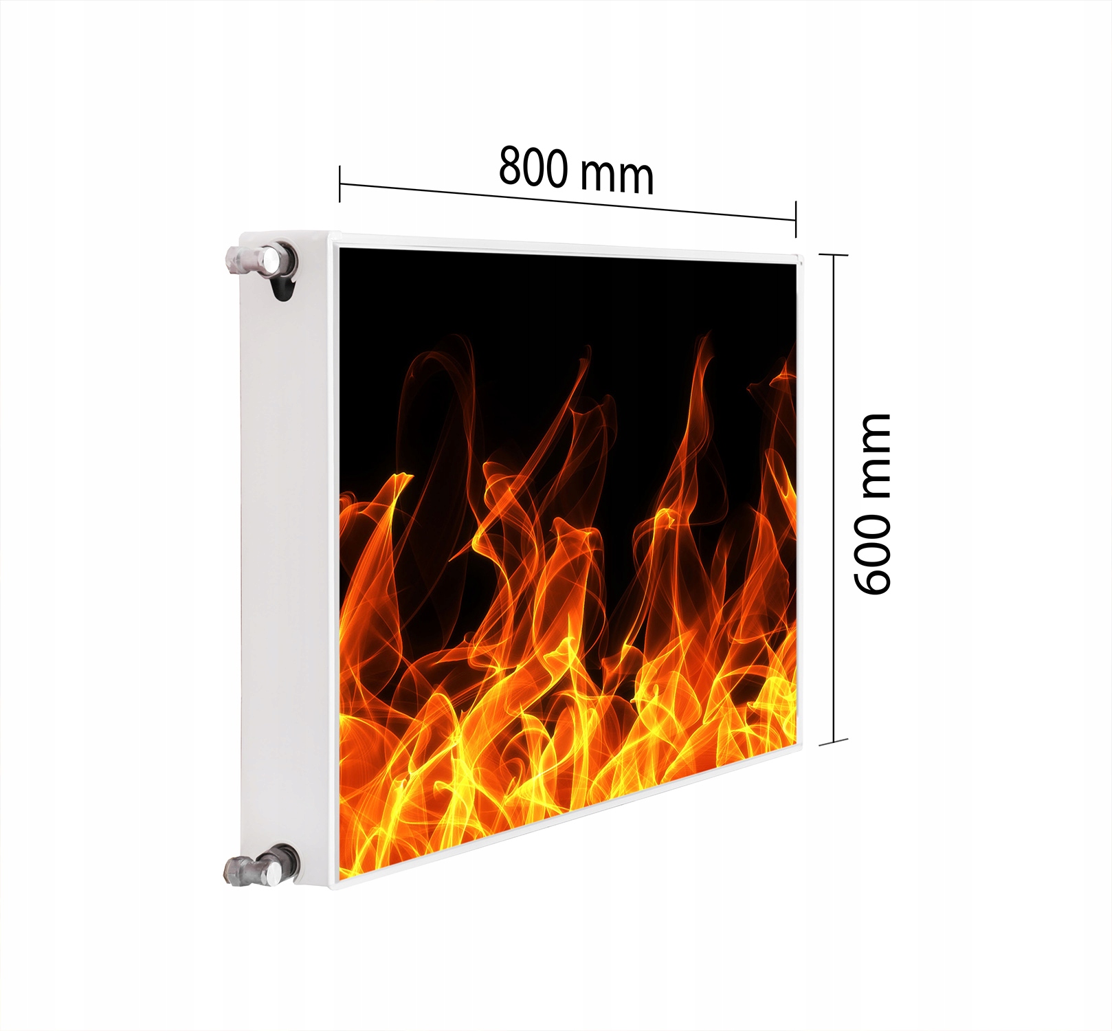 Magnetická Podložka Na Radiátor 80x60 Oheň Magnet