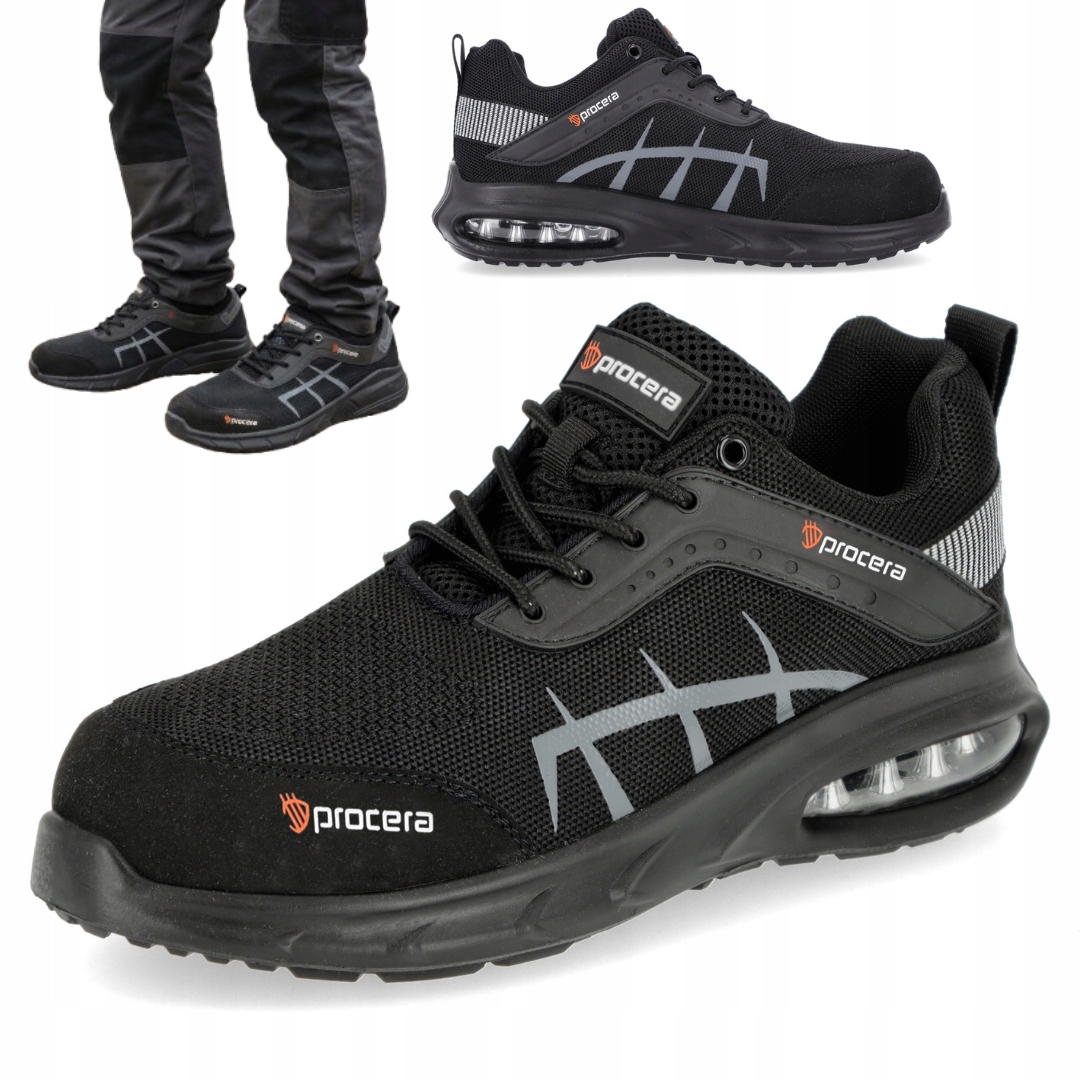 Buty robocze Z Noskiem lekkie sportowe wiosna lato antypoślizgowe do pracy