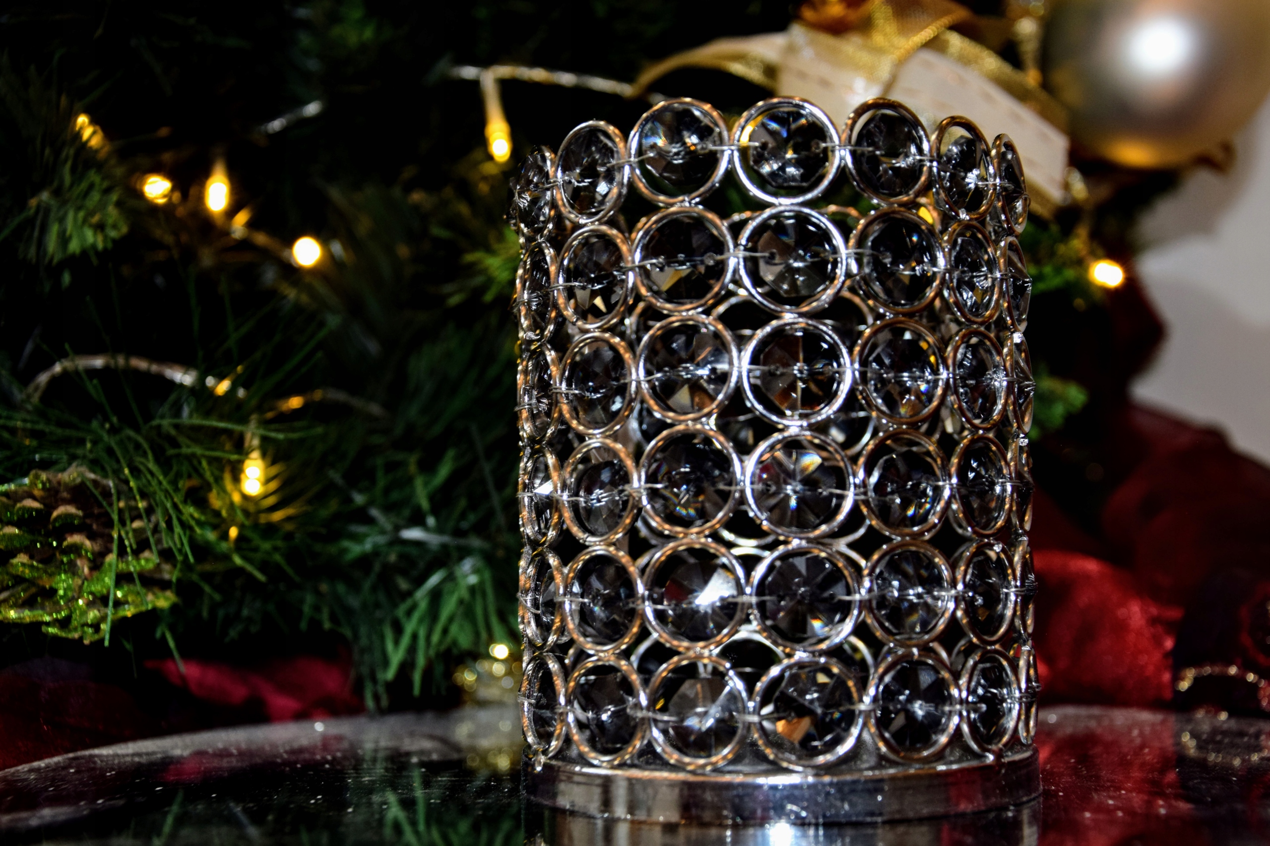 ŚWIECZNIK Z KRYSZTAŁKAM Rodzaj inny