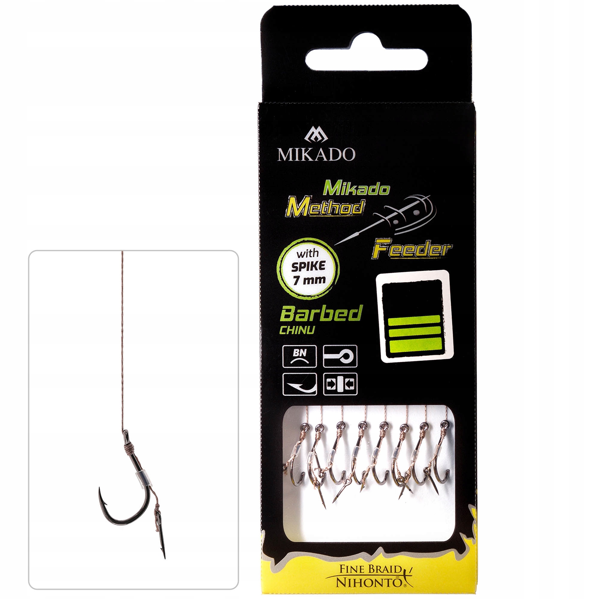 Gotowe Przypony Mf Mikado Z Igłą Zadziorowe Chinu 14/0.20mm/10cm