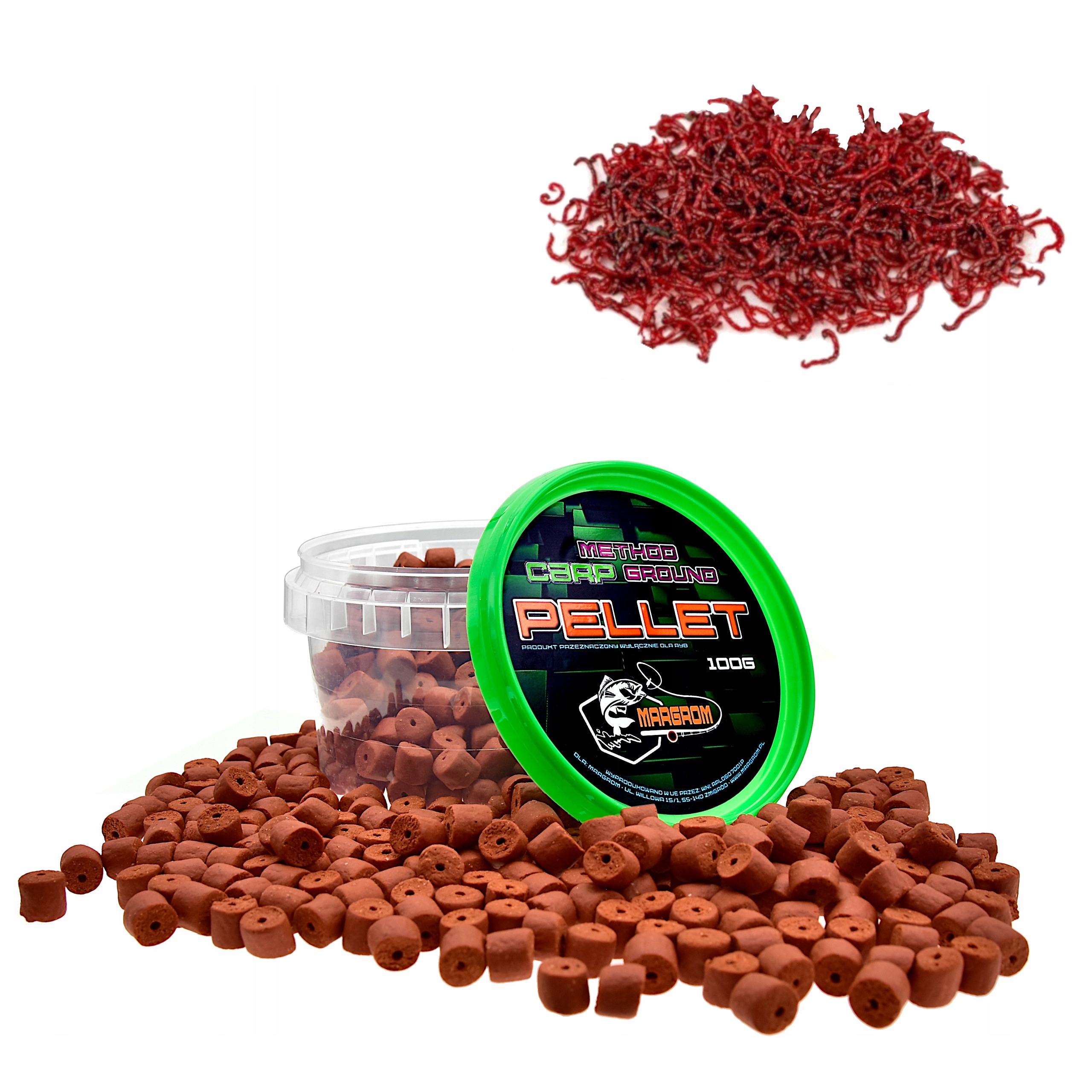 PELLET HACZYKOWY MARGROM 8mm 100g aromat Ochotka EAN (GTIN) 7427281947580