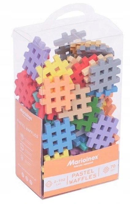 

Marioinex Klocki Waffle Mini Pastel 70 el.