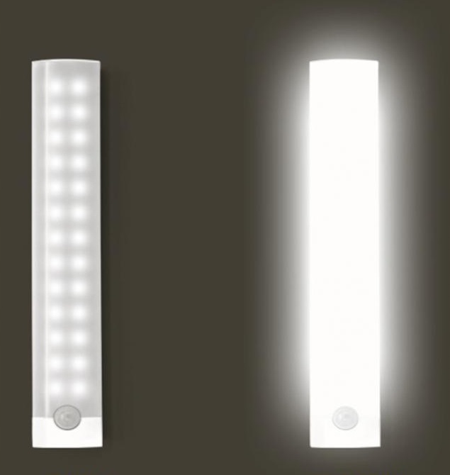 SAMOPRZYLEPNA LAMPKA LED CZUJNIK RUCHU 30 cm 40LED Marka inna