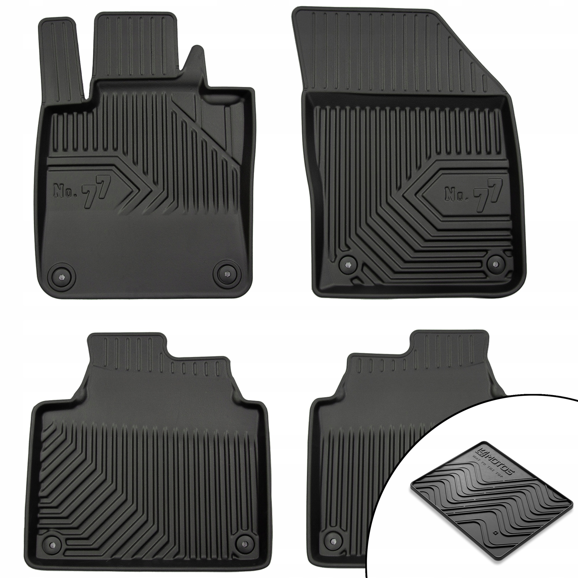 Dywaniki gumowe No.77 Volvo S90 od 2016 Sedan mata