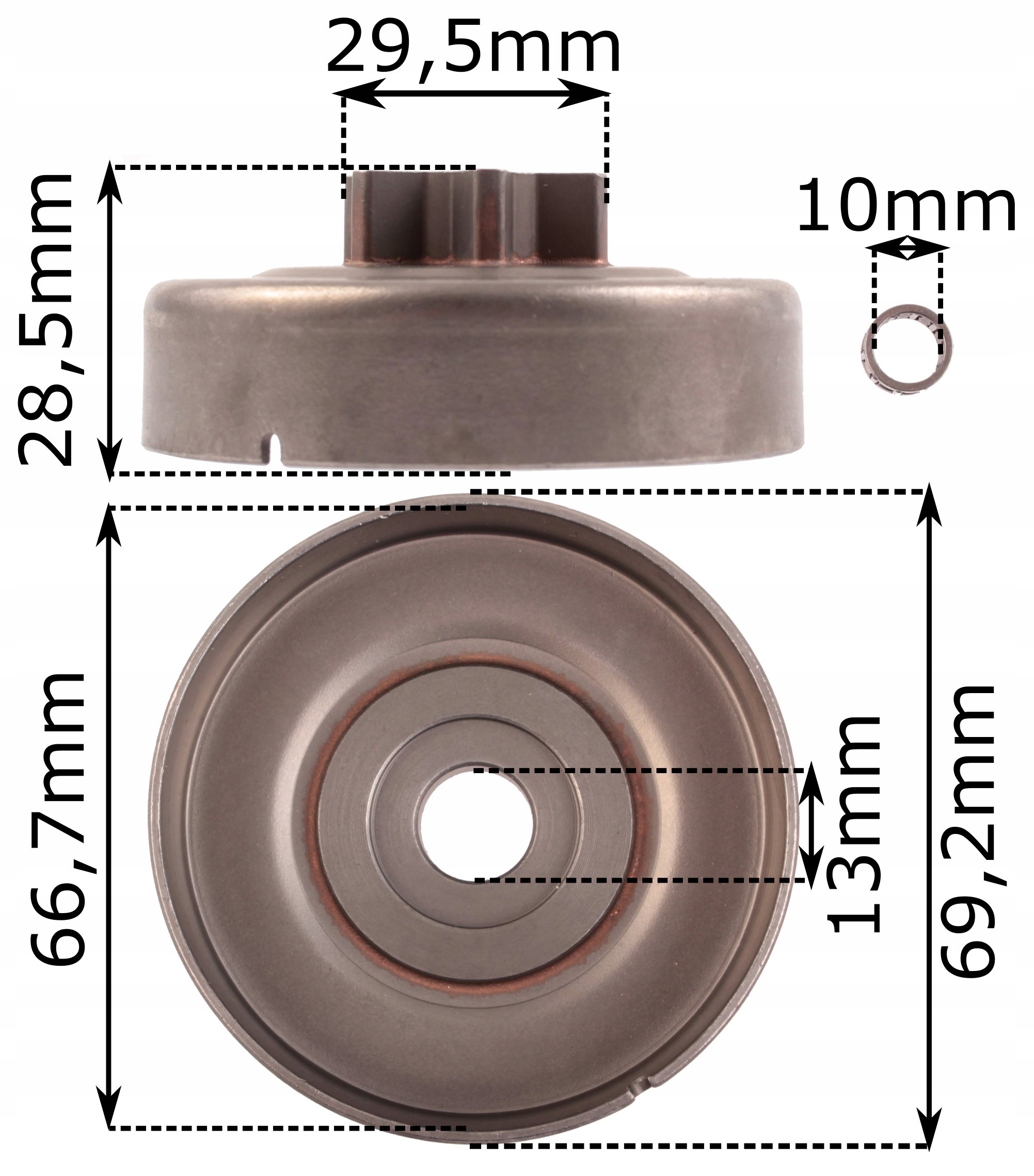 Kosz bęben sprzęgła piły STIHL MS 170 180 230 250 Rodzaj bęben