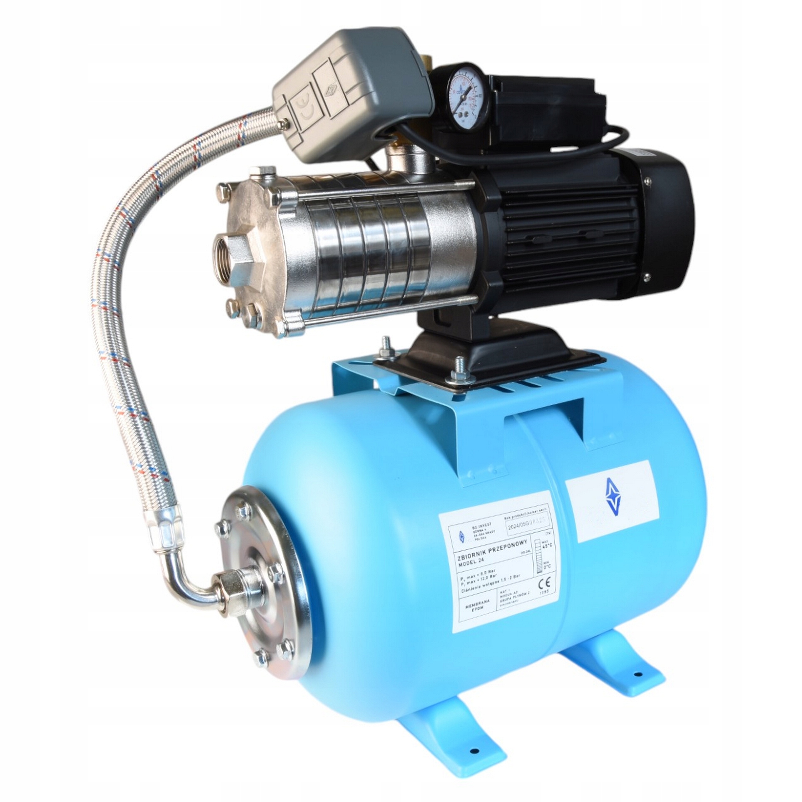Hydroforová Sada 24 L Čerpadlo Alpinox Pro 1000 Silné 750 W Nádrž 24 L