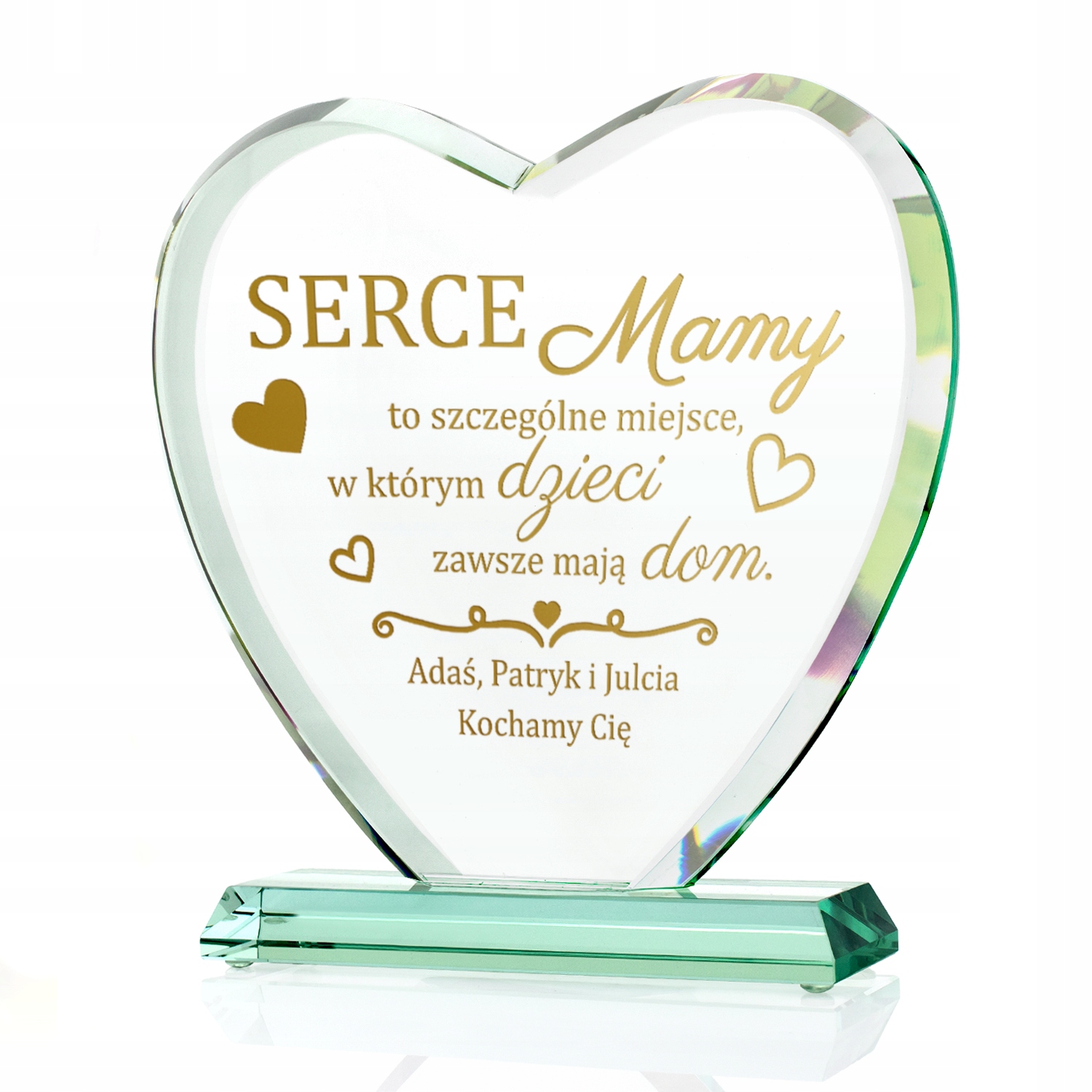 

Statuetka serce Grawer Upominek Na Dzień Matki