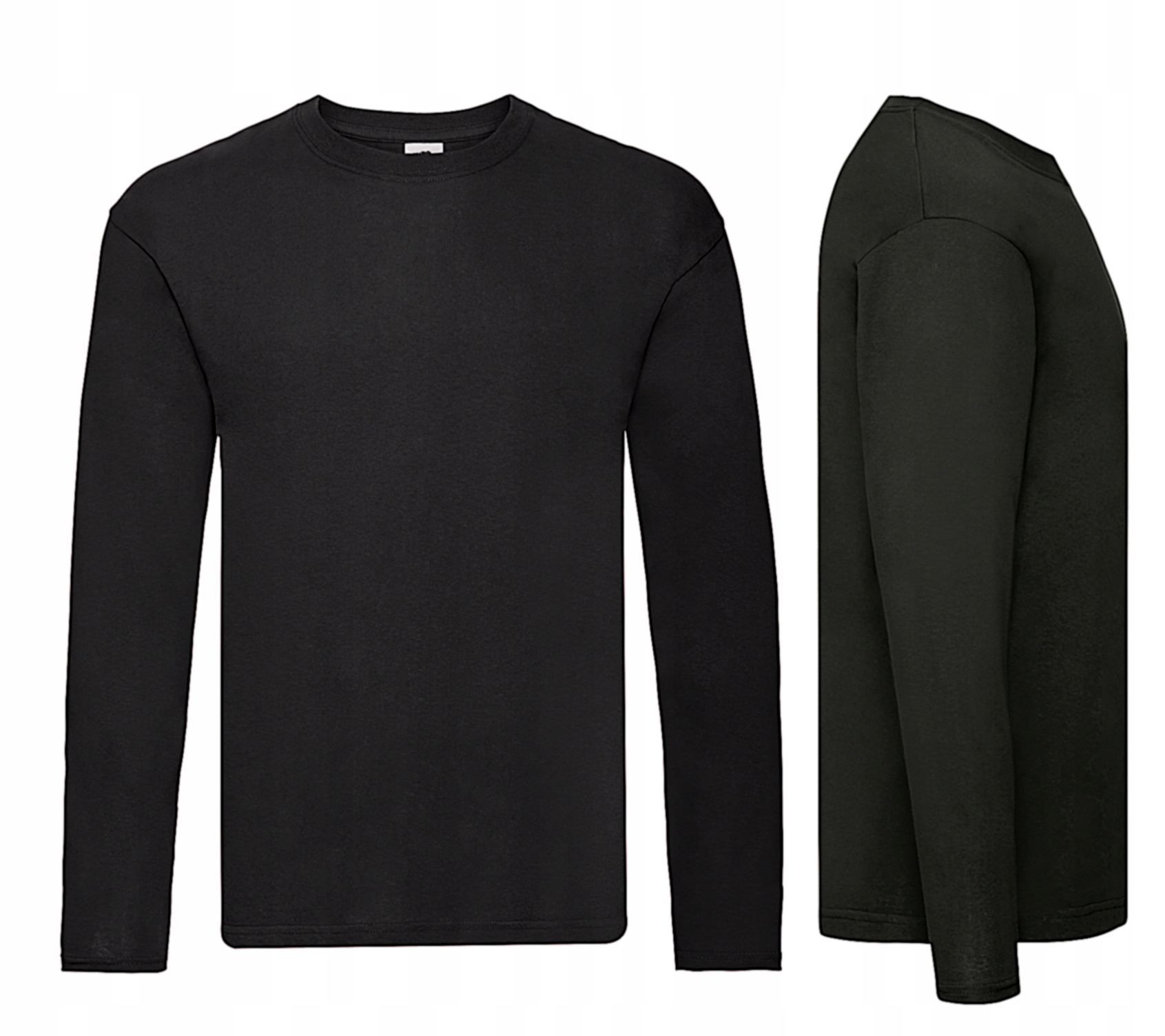 FRUIT OF THE LOOM KOSZULKA Z DŁUGIM RĘKAWEM Blac L Marka Fruit of the Loom