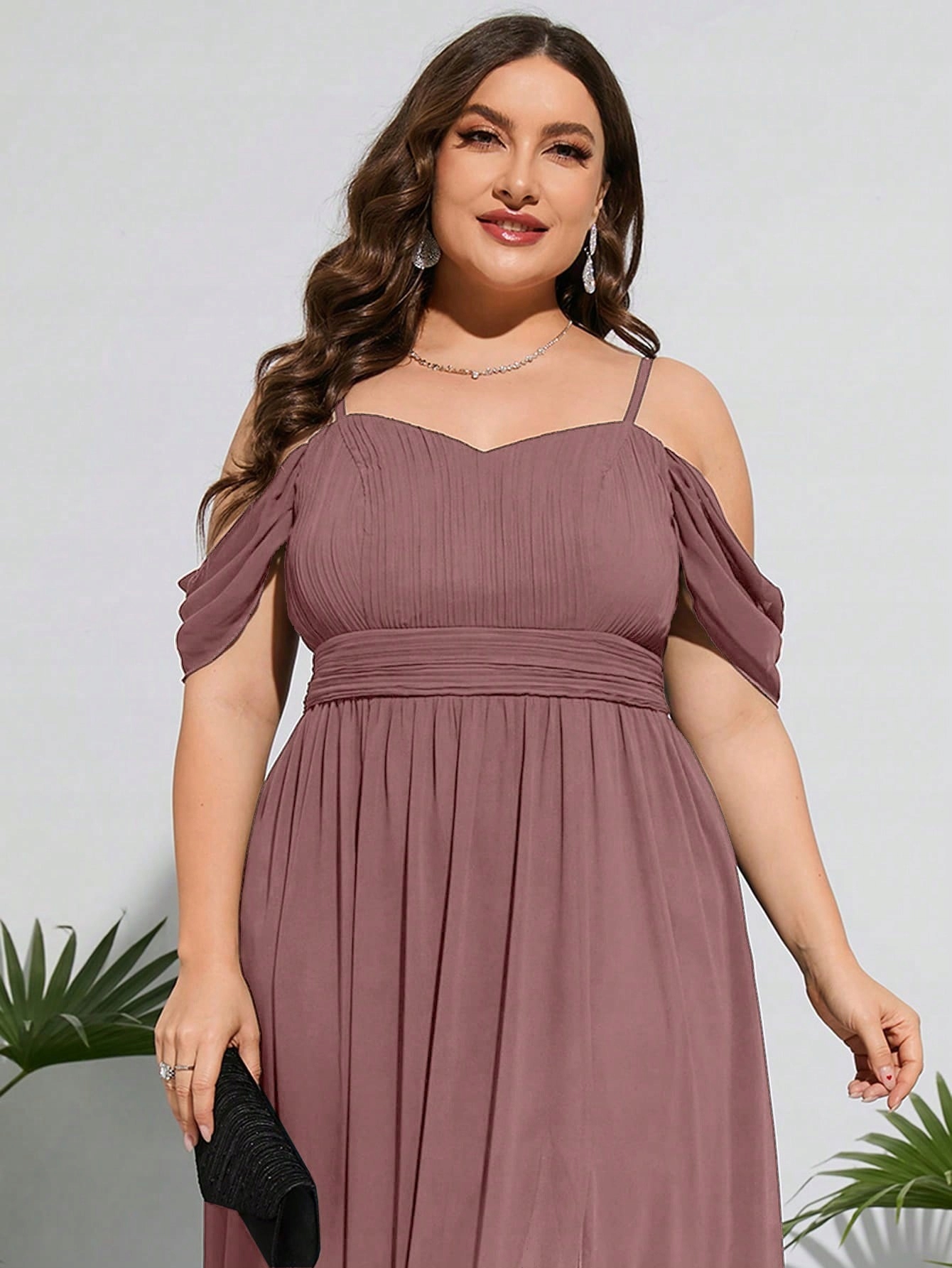 Šaty S Plisovaným Výstřihem Unithorse 4XL 48