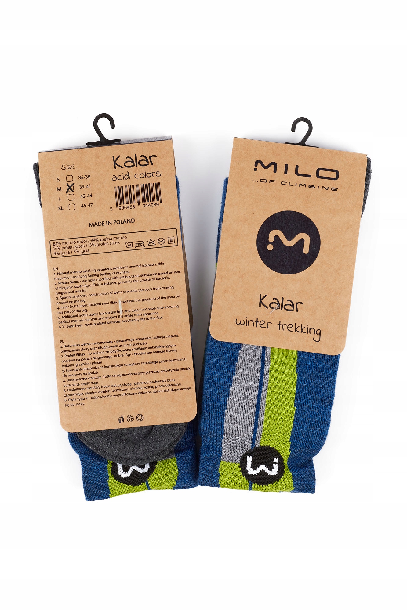 

Skarpety za kostkę Milo wielokolorowy r. 45-47