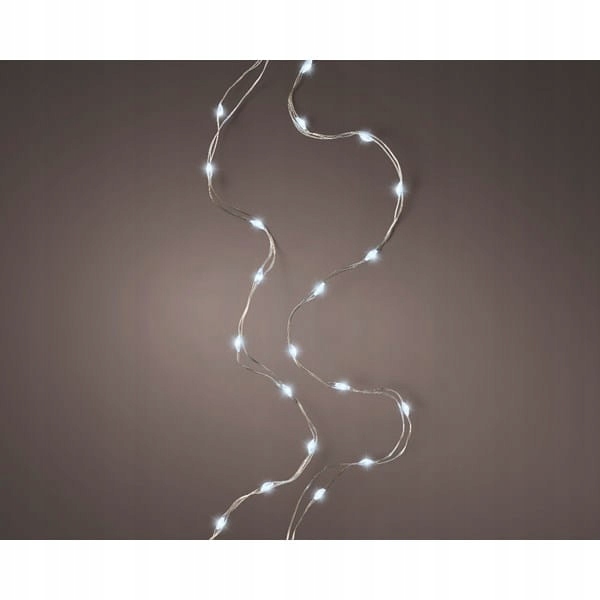 

lampki choinkowe Led 195cm na baterie białe ciepłe