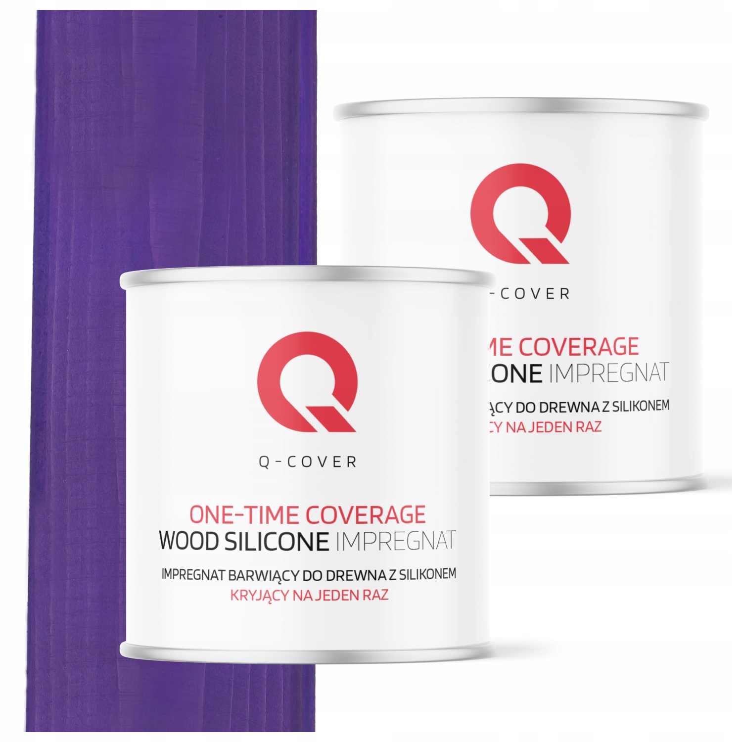 Impregnace Na Dřevo Na Jedno Použití Extra Barva Fialová 2X2,5L