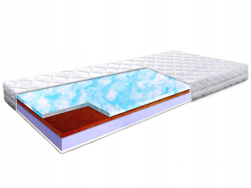 

Materac piankowy 90x190 kokos Marshmalo 9cm
