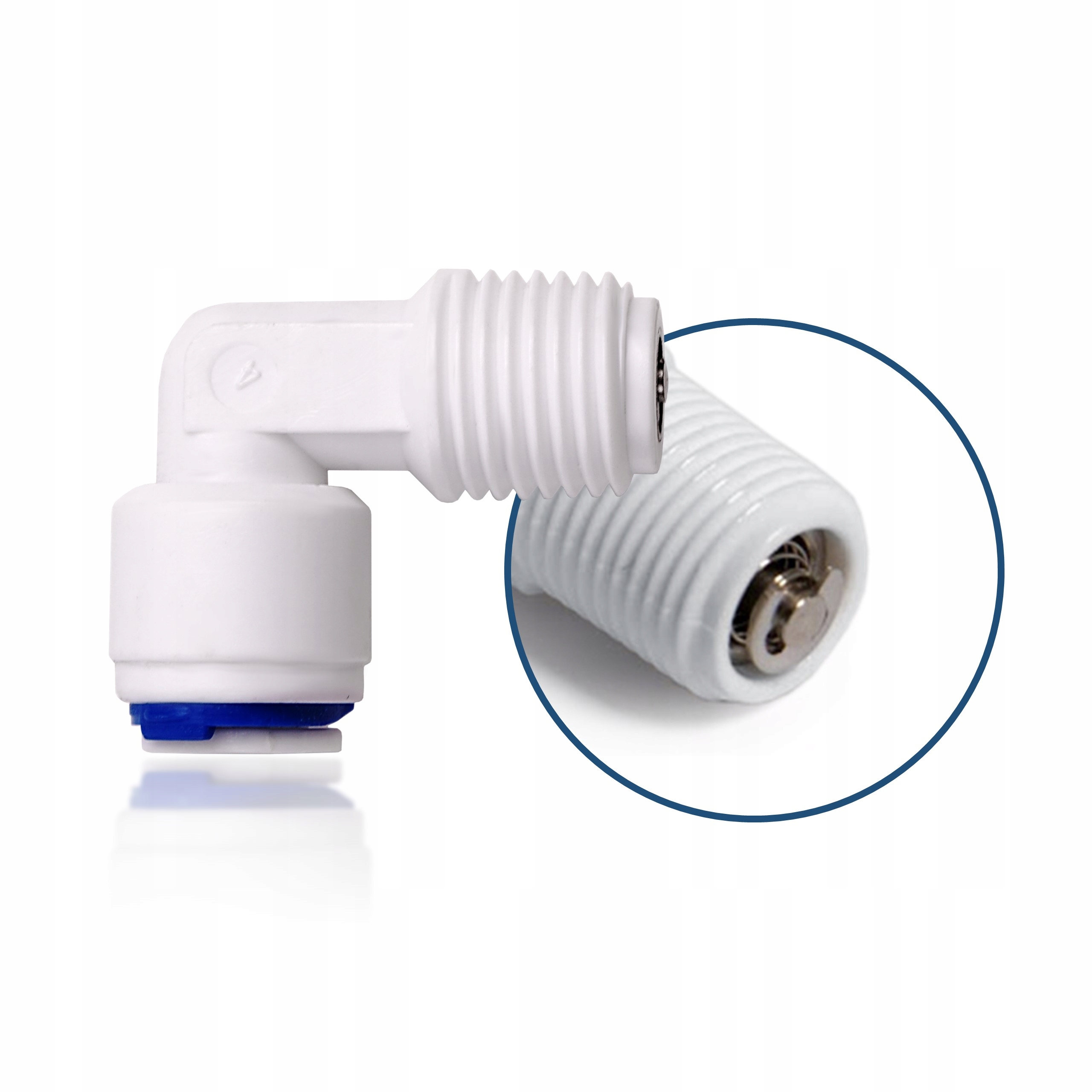 Zawór odcinający czterodrożny zwrotny do filtra RO Marka Aquafilter