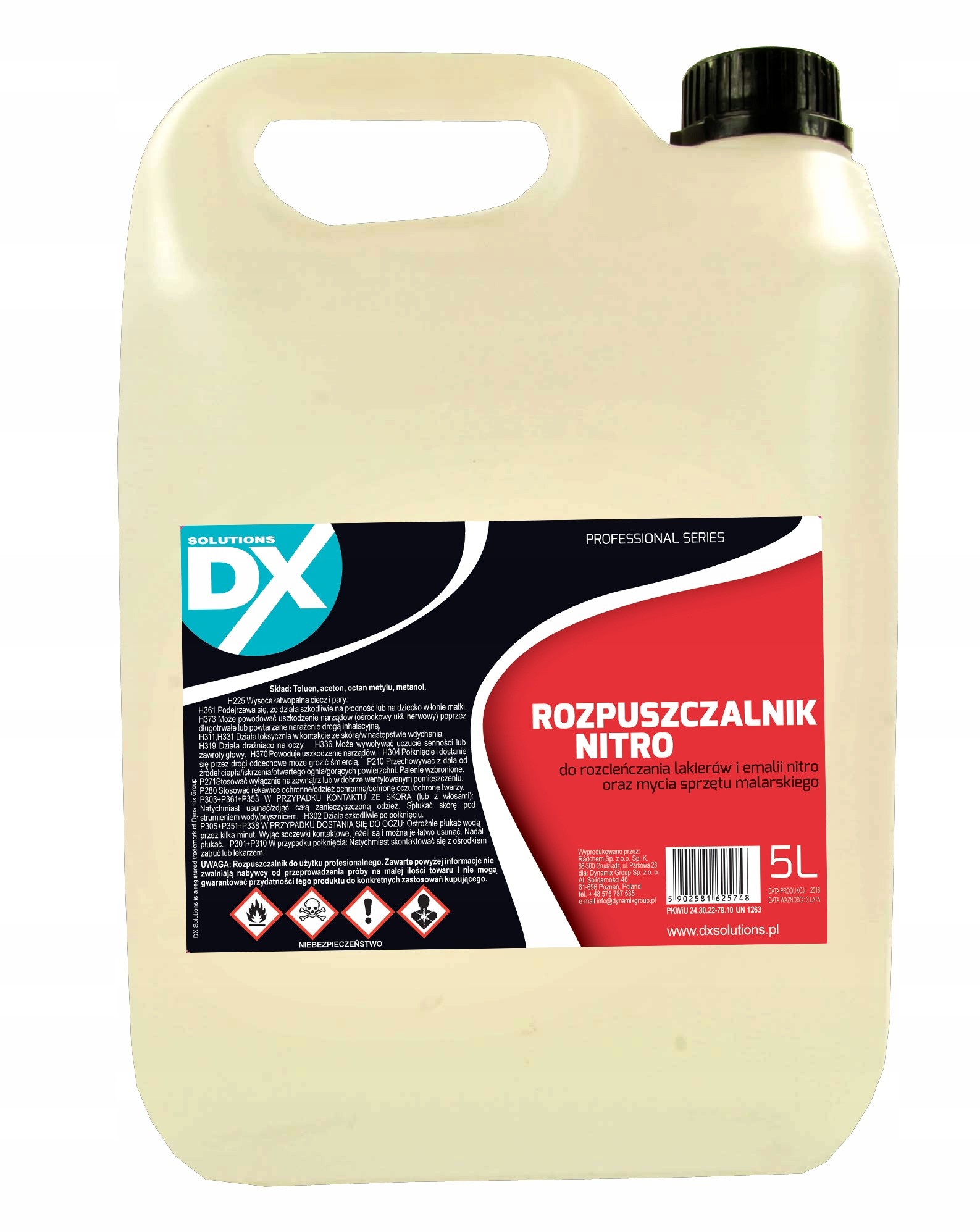 

Rozpuszczalnik nitro 5L DX Solutions