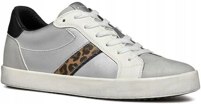 Geox Blomiee Dámské Šněrovací Sportovní Boty Stříbrné 36 6AC