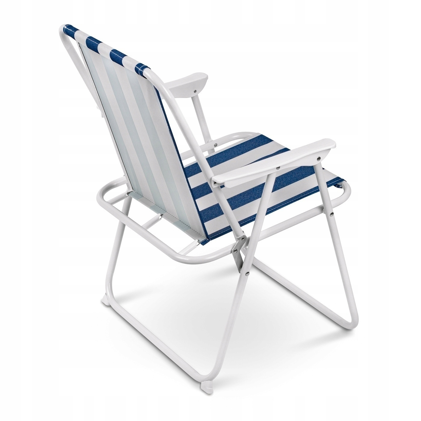 2x KRZESŁO SKŁADANE meble OGRODOWE krzesła TURYSTYCZNE fotele PLAŻOWE mocne Styl nowoczesny