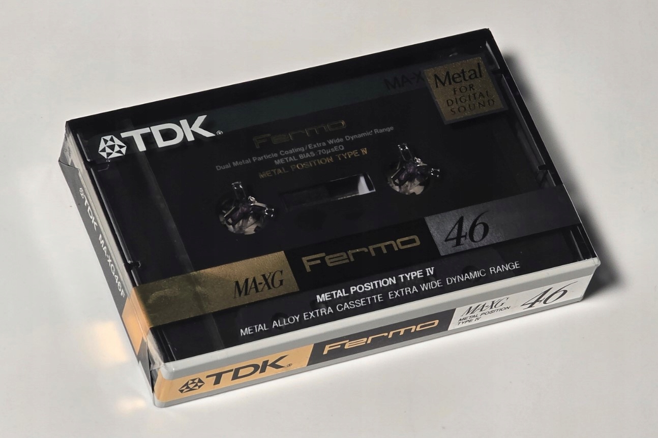 Magnetofónová Kazeta Tdk Ma-xg 46 (Typ IV Metal) – Japonská legenda Fermo