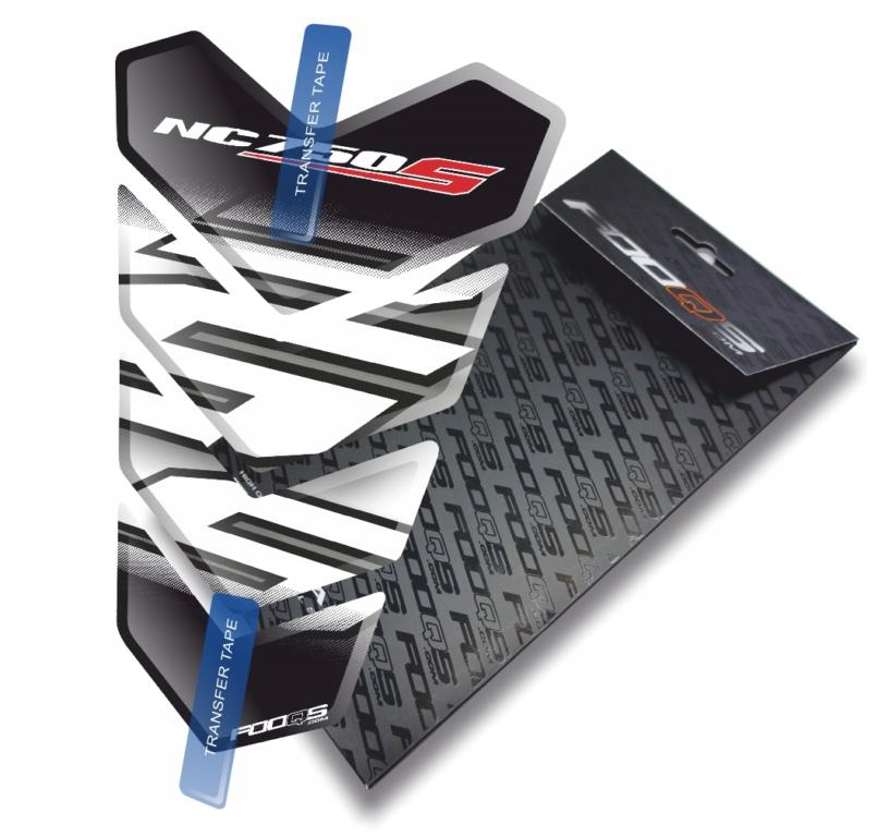 Tank-pad od firmy Fooqs pro Honda Nc 750 S NC750S Bílý Černý