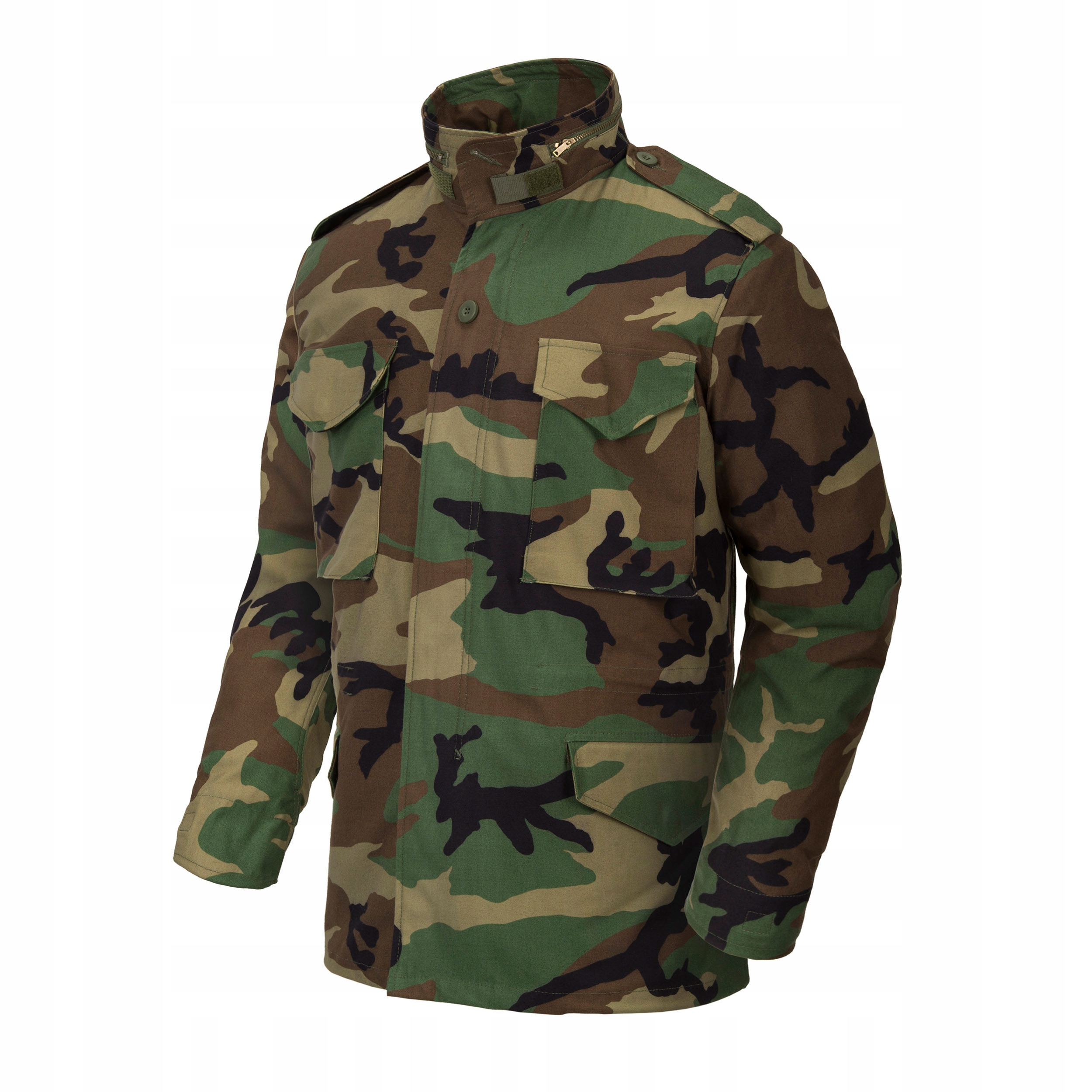Kurtka męska wojskowa na poligon militarna Helikon M65 Nyco Woodland XL