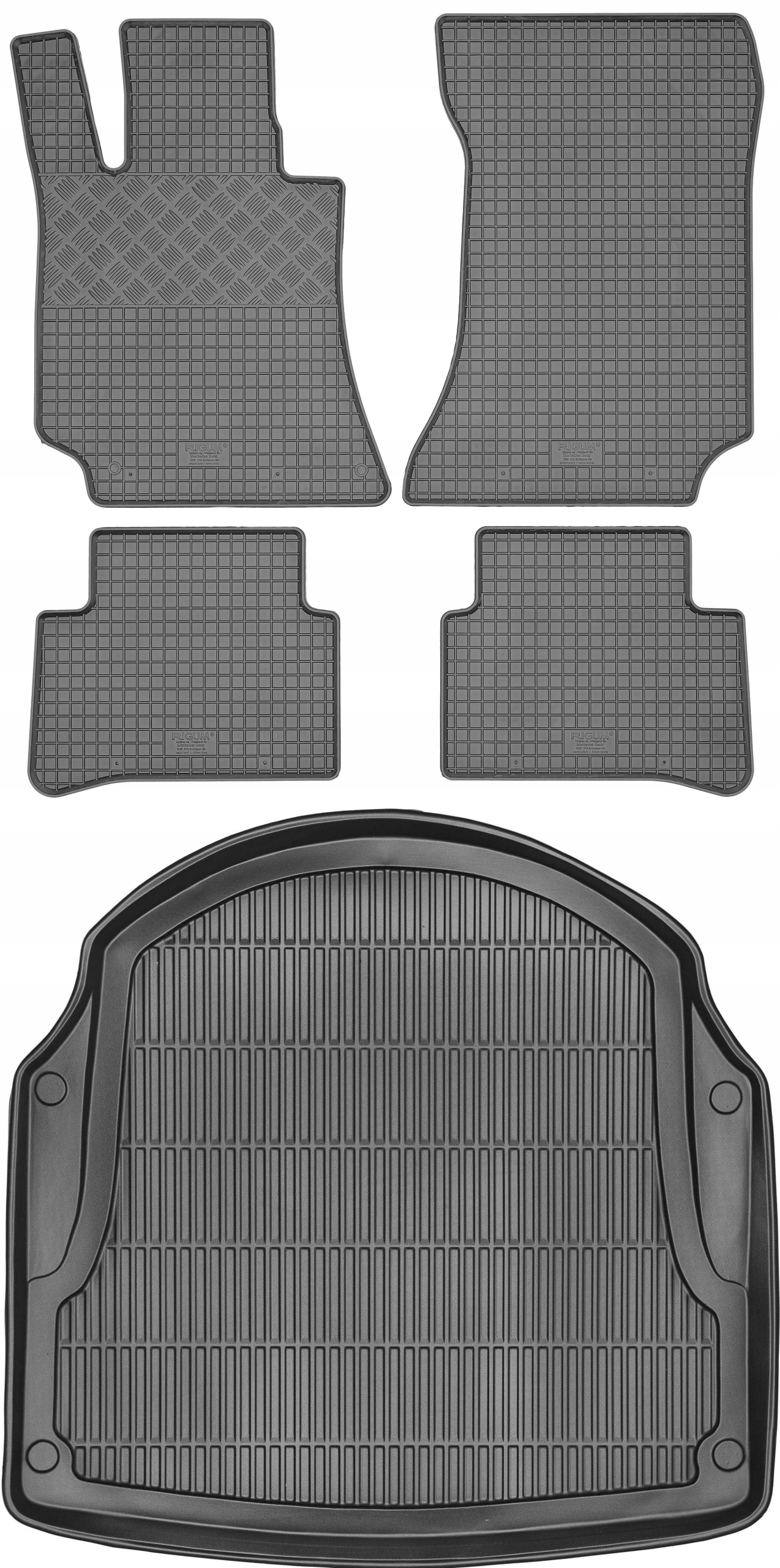 Mercedes E-Klasa W212 Sd 2009-2016 Sada Gumové rohože rohož