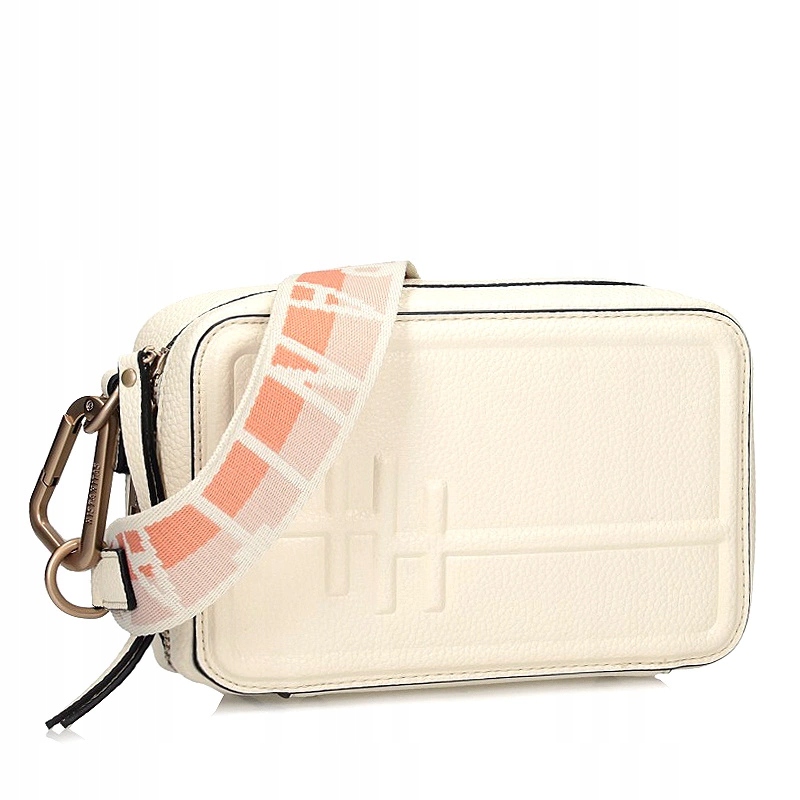 Originální španělská módní kabelka přes rameno Hispanitas BV253840 Latte